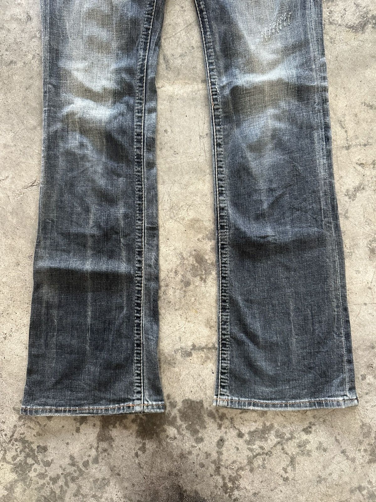 If Six Was Nine Y2K Theoria Flared Jeans Size 29" - 7 Thumbnail