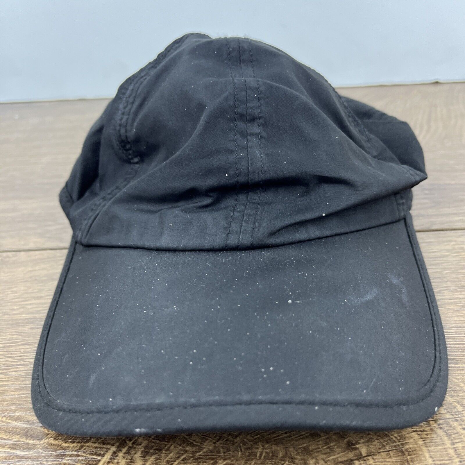 Other Black Running Hat Athletic Cap Hat Black Hat Adjustable Adul Size ONE SIZE - 5 Thumbnail