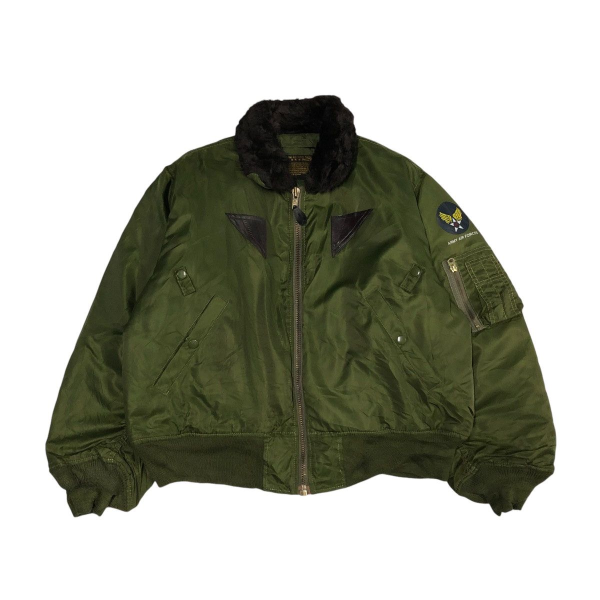 Vintage 🔥VINTAGE BOMBER JACKET MILITARY XENON AIR FORCE US NAVY Size US M / EU 48-50 / 2 - 1 Thumbnail