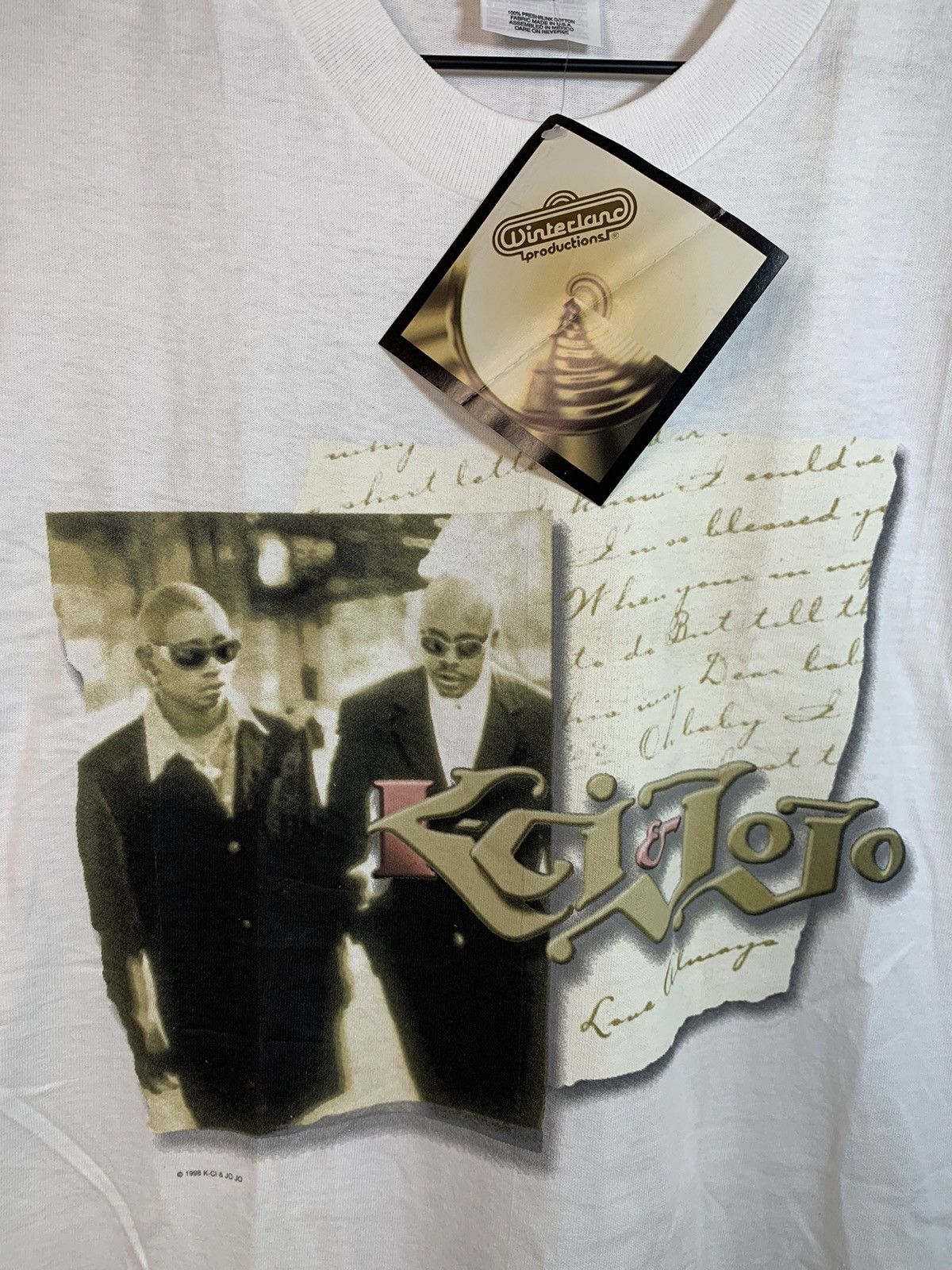 Band Tees × Rap Tees × Vintage *RARE* Vintage DS 1998 K-Ci & JoJo Love Always Tour T-Shirt Size US M / EU 48-50 / 2 - 3 Thumbnail