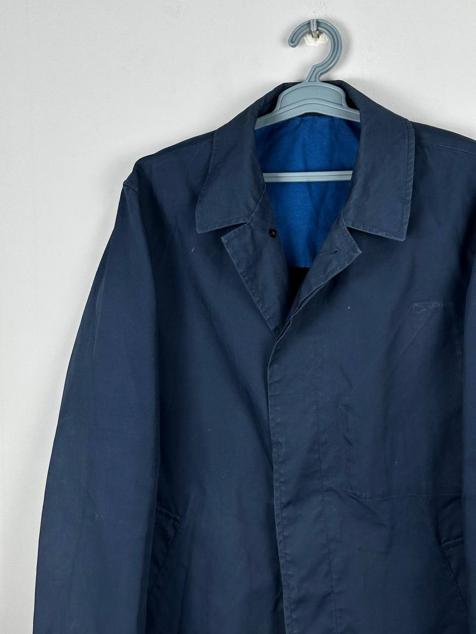 Lacoste Vintage Lacoste Trench Jacket Blue Size US XL / EU 56 / 4 - 3 Thumbnail
