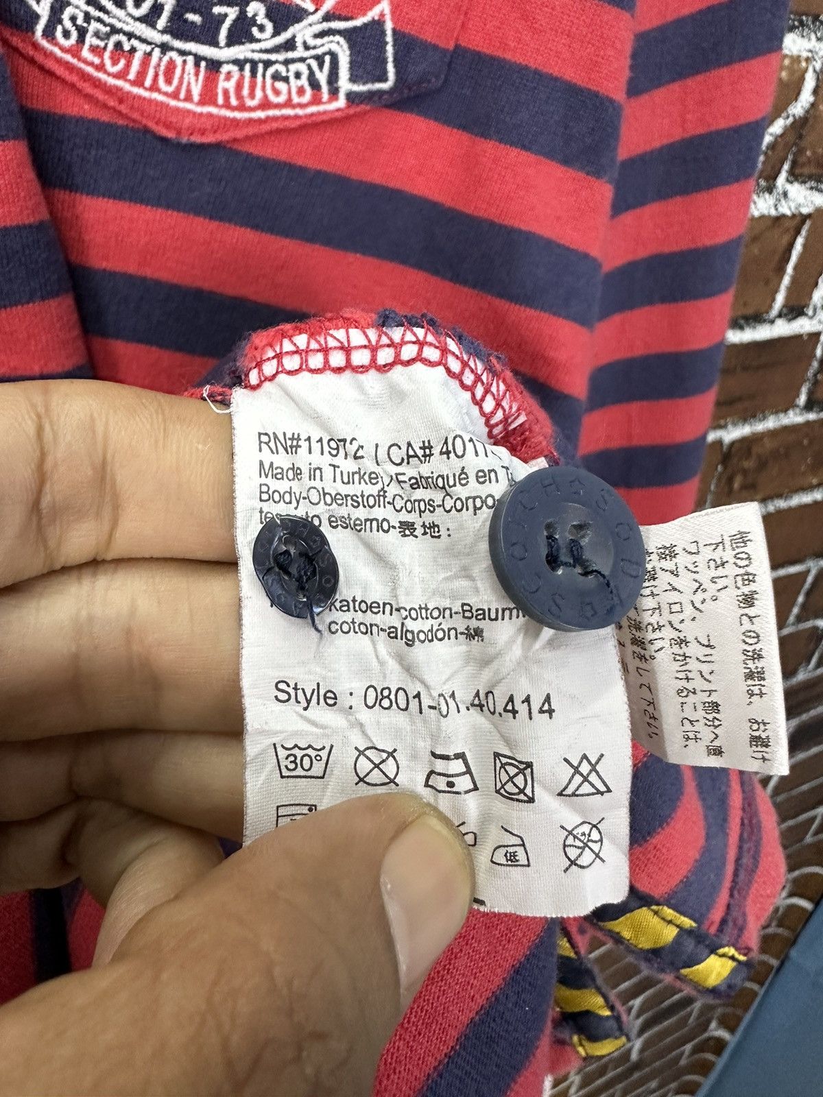 Scotch & Soda Scotch And Soda Rugby Polo Shirt A921 Size US S / EU 44-46 / 1 - 15 Thumbnail