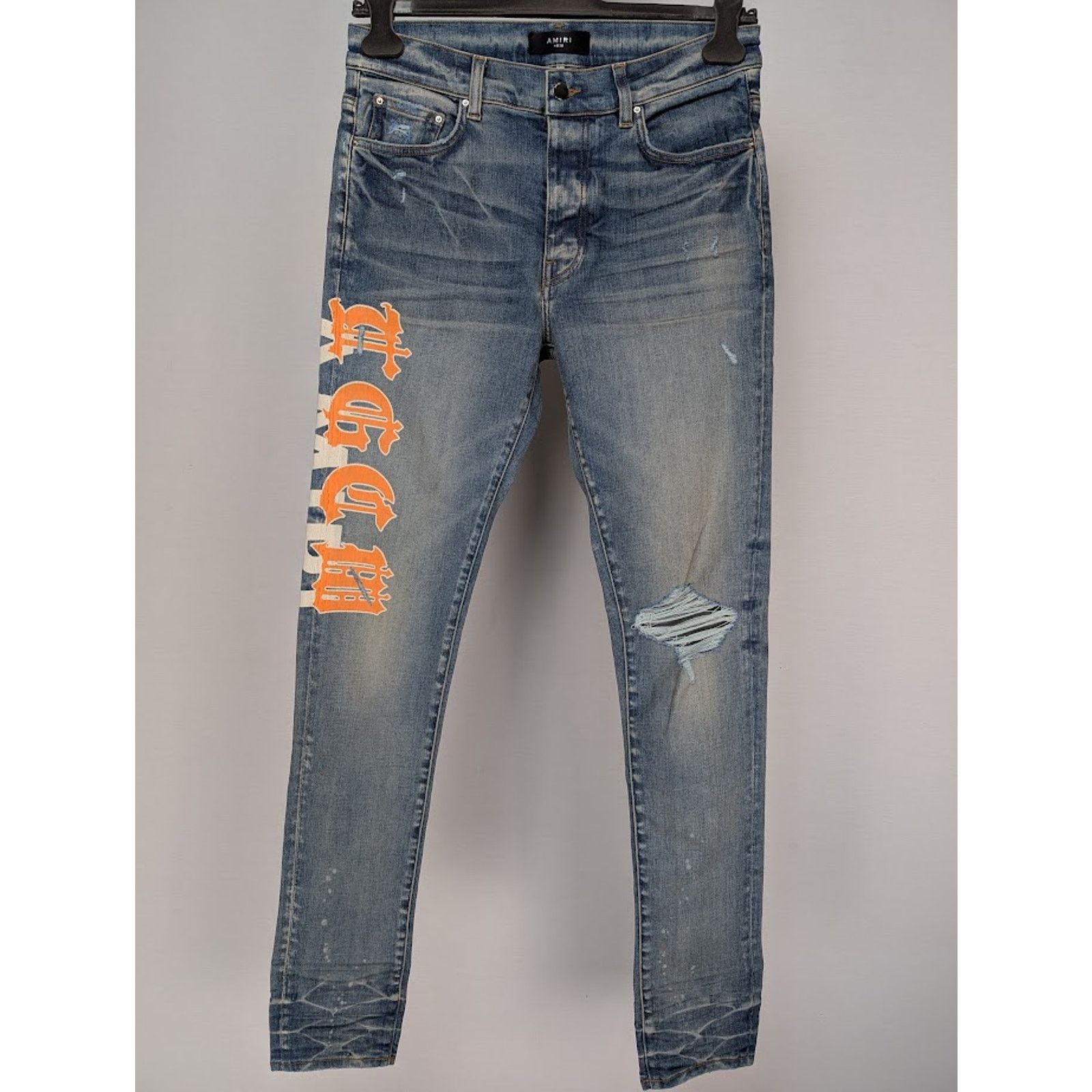 Amiri o1rshd1 TGCW Amiri Jeans in Orange Size US 34 / EU 50 - 2 Thumbnail