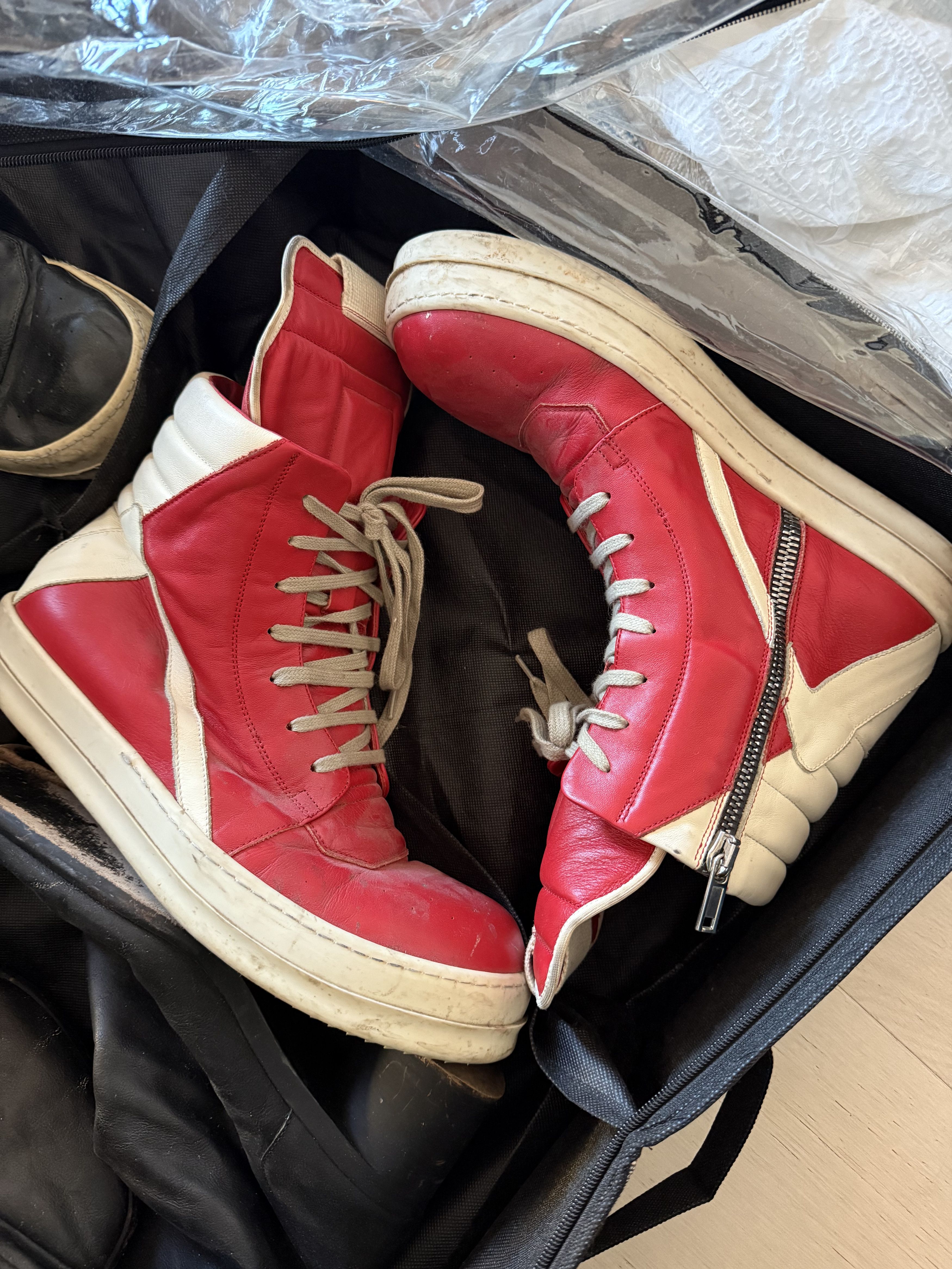 Rick Owens Rick Owens Carnelian Geobaskets Size US 11 / EU 44 - 1 Thumbnail