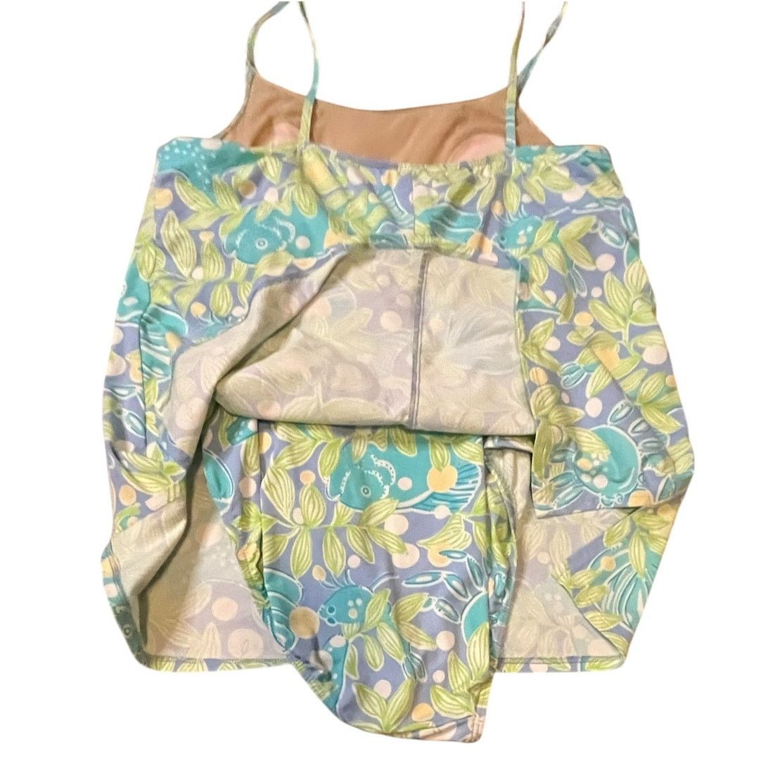 Lilly Pulitzer Lilly Pulitzer Sweet Blue Crabby One Piece Swim Dress Size 8 Size M / US 6-8 / IT 42-44 - 11 Thumbnail