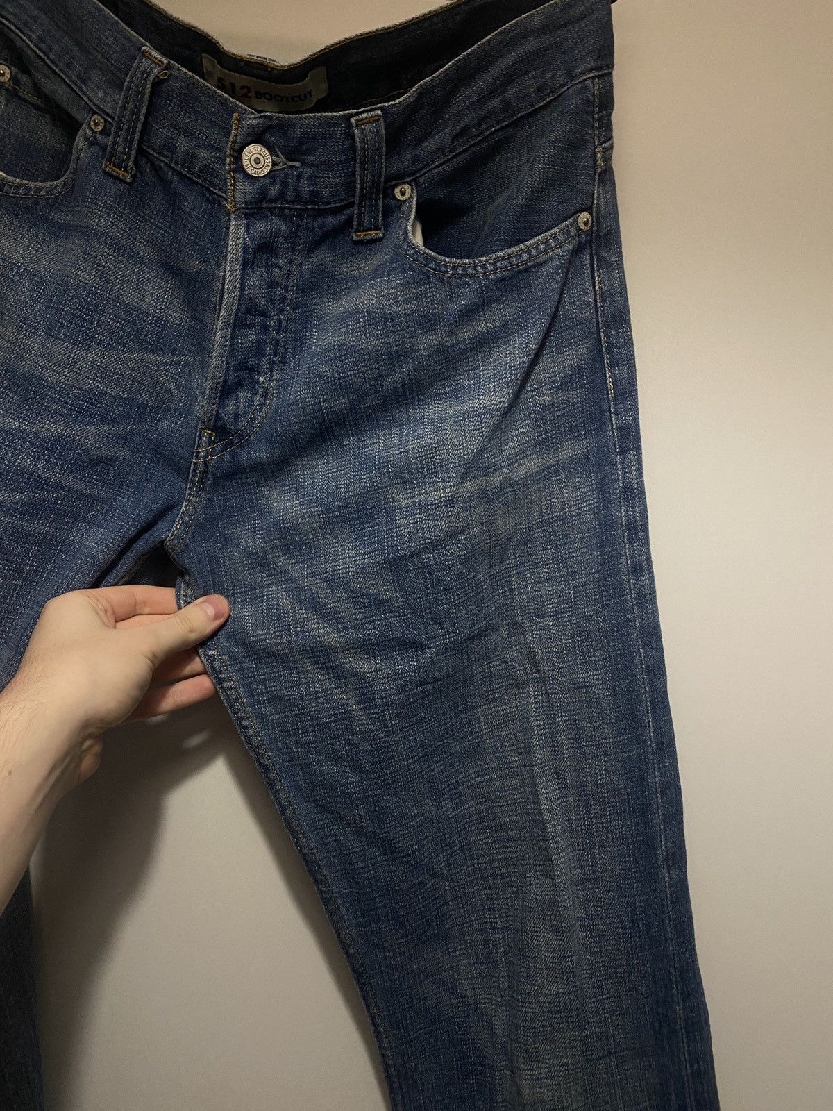 Levi's Vintage Clothing Rare vintage bootcut levis denim trousers 00s Size US 33 - 8 Thumbnail