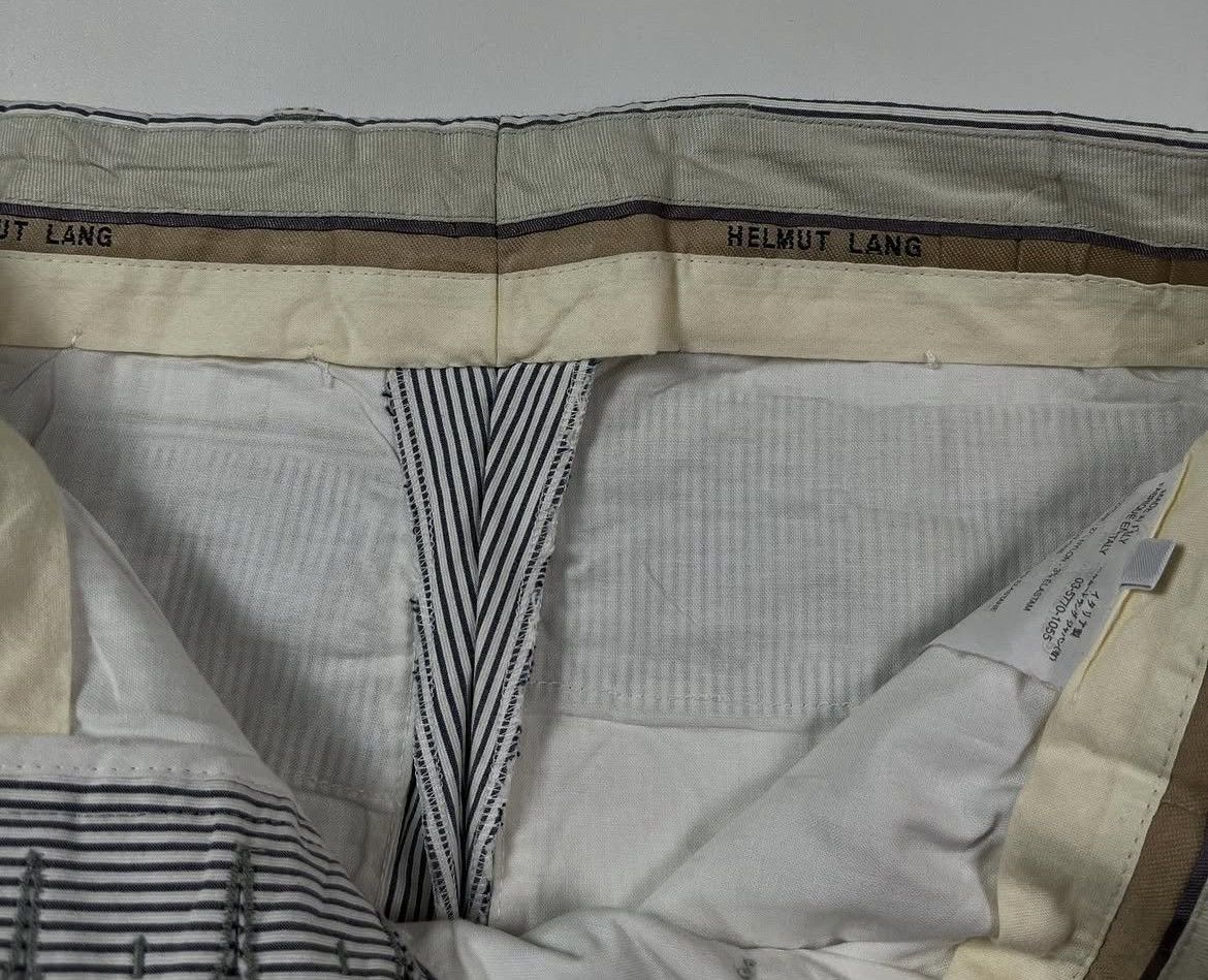 Helmut Lang 2000s Helmut Lang Tailored Hickory Stripe Short Pants Size US 29 - 4 Thumbnail