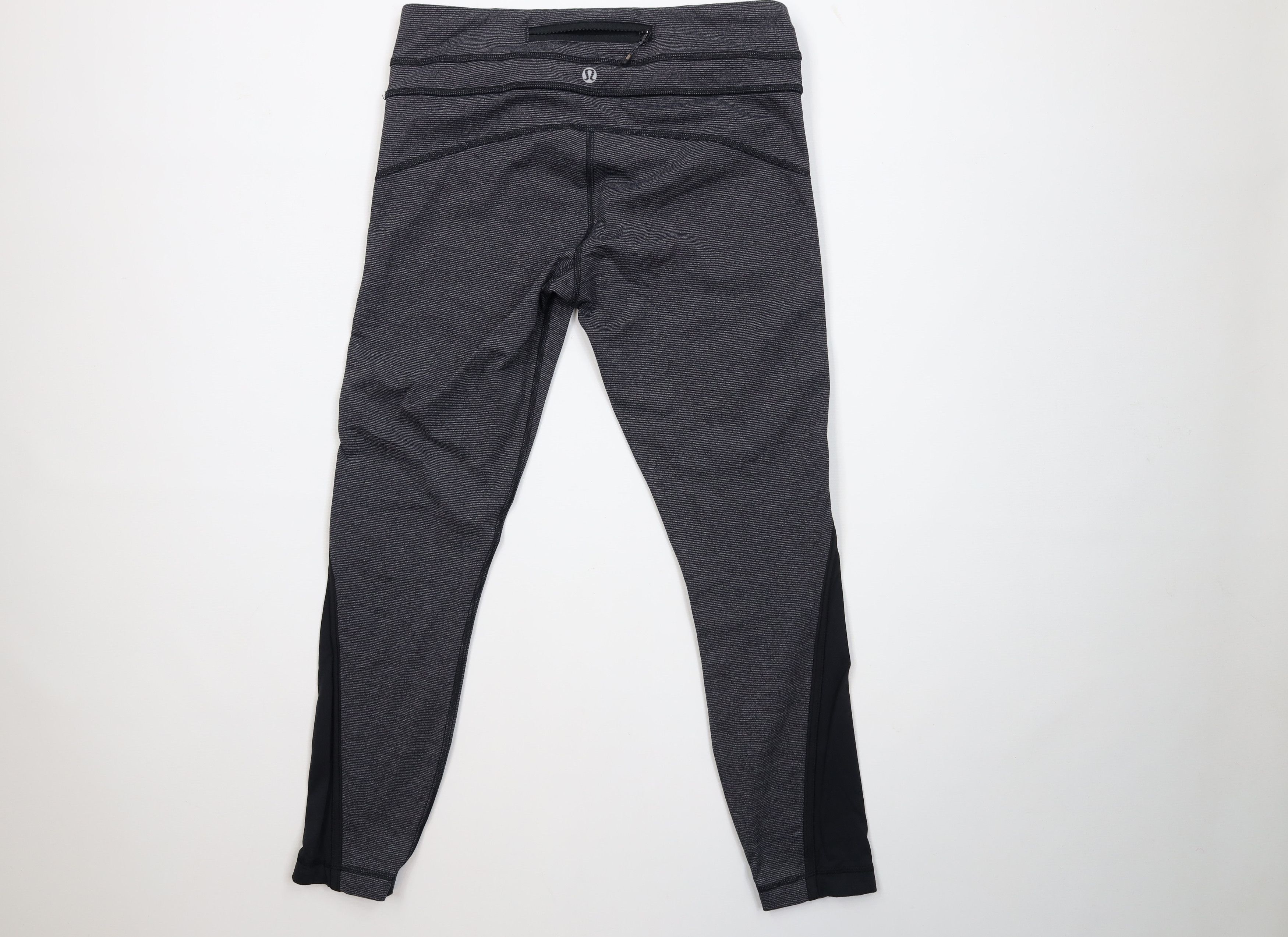 Lululemon Lululemon Under Tuxedo Striped Cropped Tights Yoga Pants Size 30" / US 8 / IT 44 - 8 Thumbnail