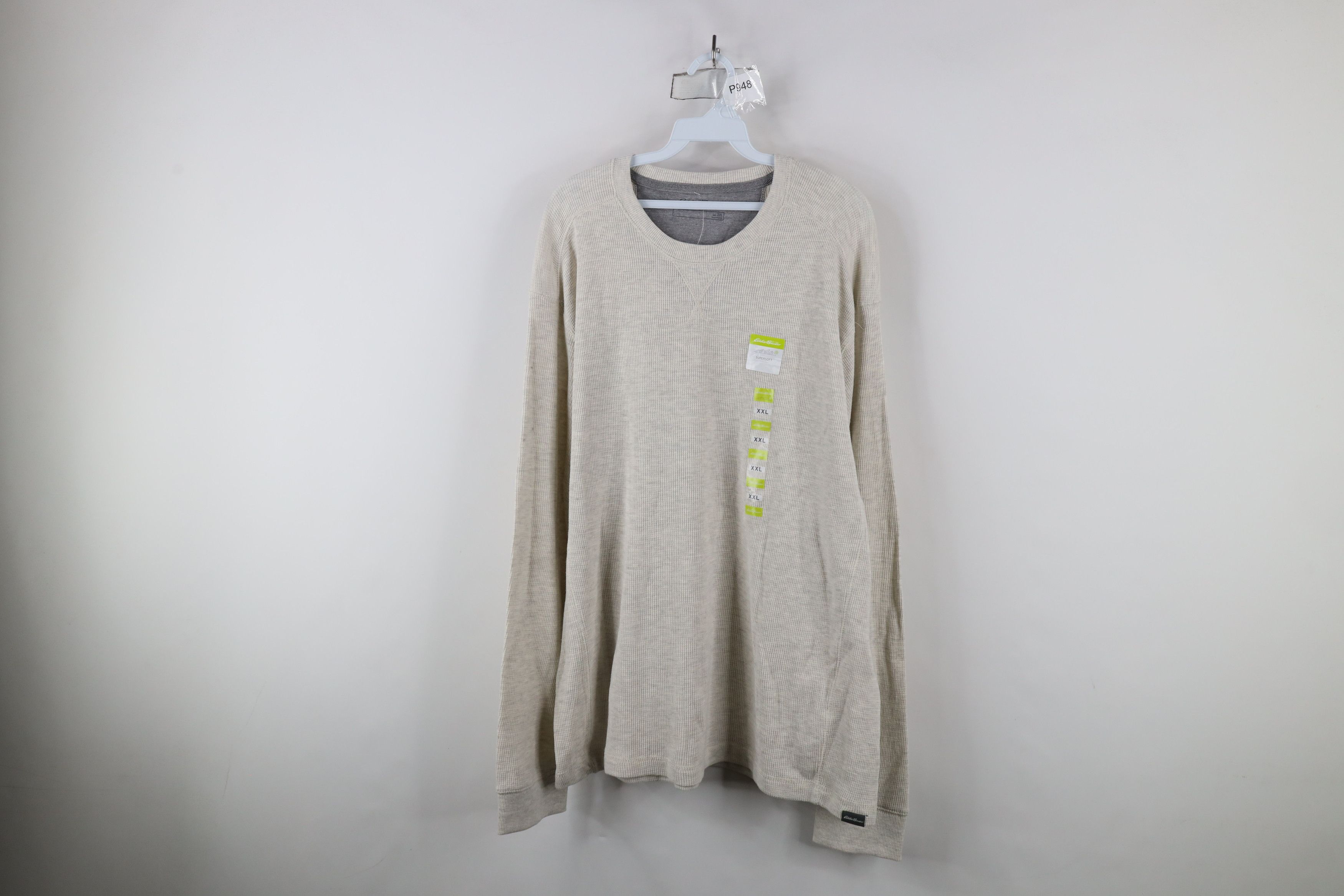 Eddie Bauer × Vintage Deadstock Vintage Eddie Bauer Knit Long Sleeve T-Shirt Size US XXL / EU 58 / 5 - 1 Thumbnail
