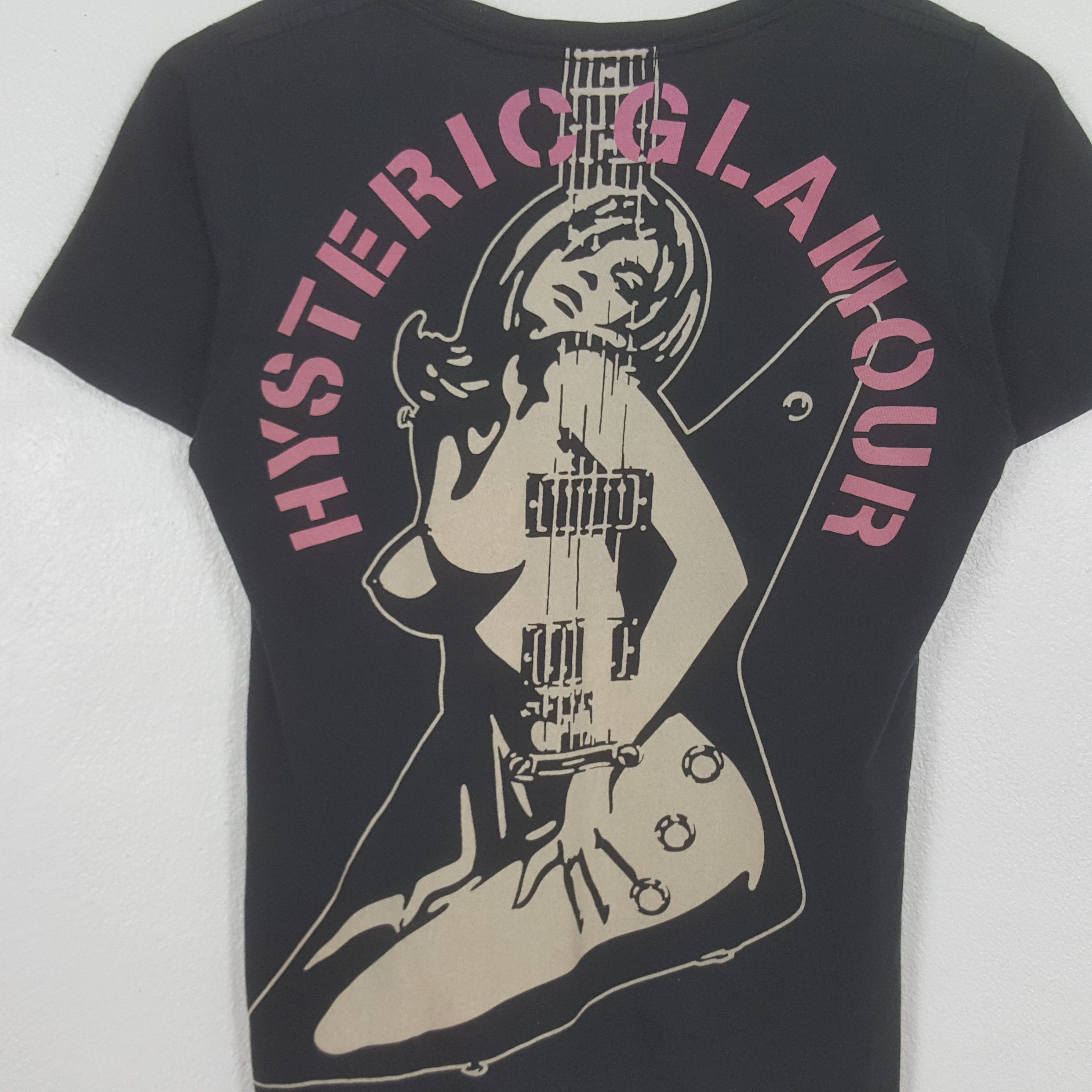 Hysteric Glamour Vintage Hysteric Glamour Japanese Guitar Tshirt C319N79 Size S / US 4 / IT 40 - 2 Thumbnail