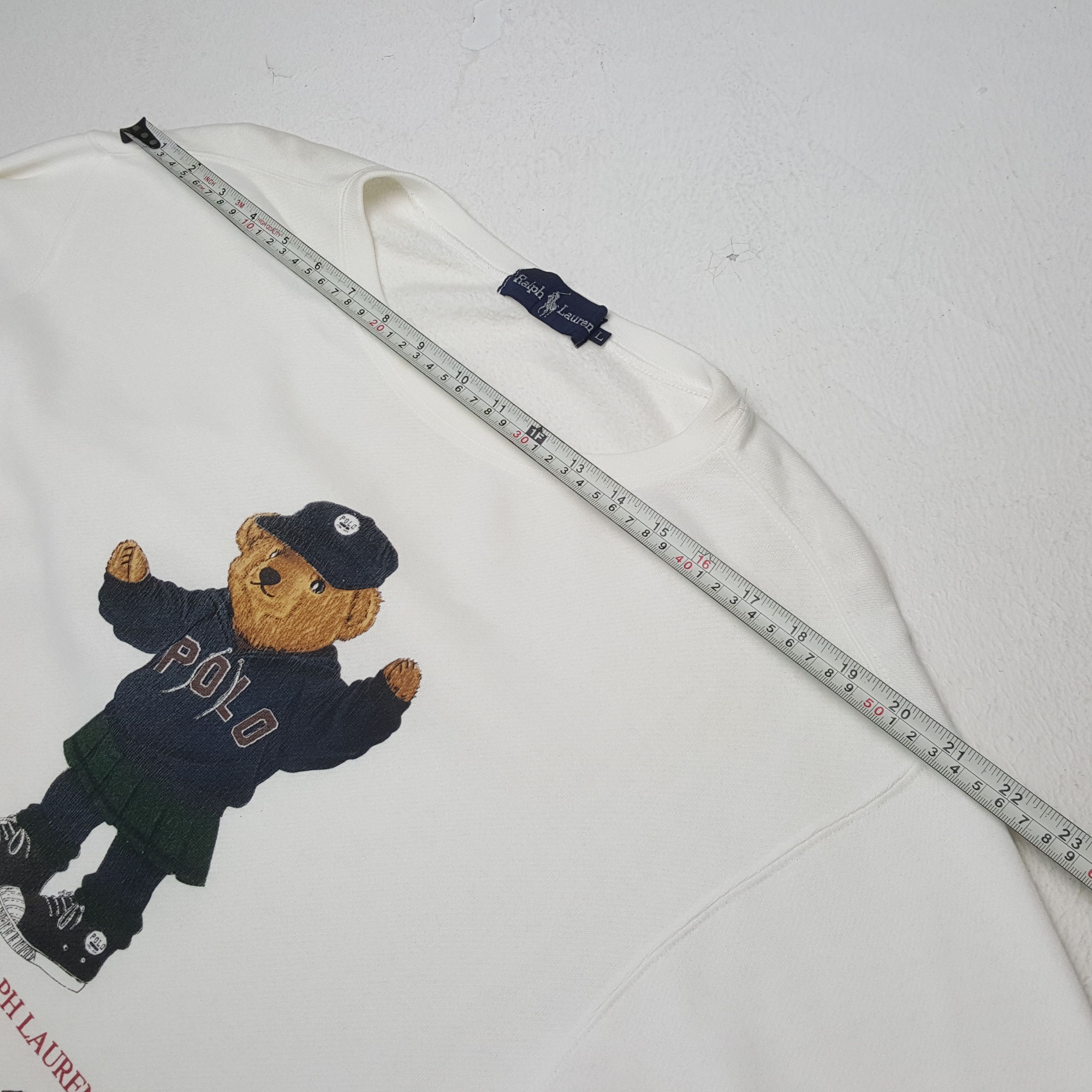 Polo Ralph Lauren × Vintage POLO BEAR by RALPH LAUREN Fashion Style Sweatshirt Size US L / EU 52-54 / 3 - 4 Thumbnail