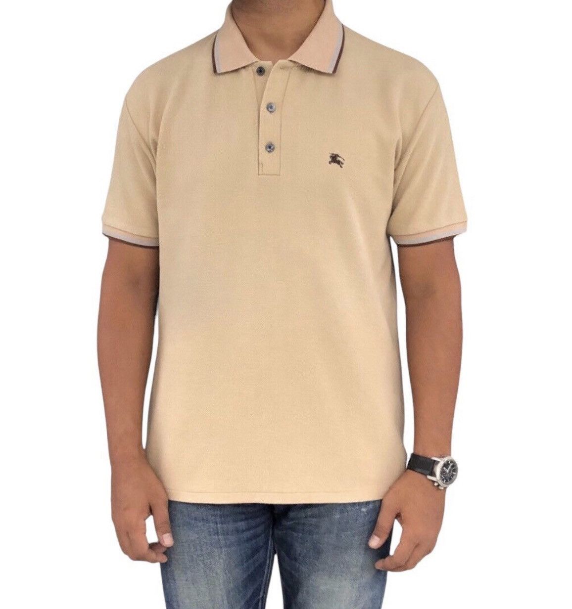 Burberry Burberry Black Label Men Embroidery Logo Polo Tee Size US S / EU 44-46 / 1 - 1 Thumbnail