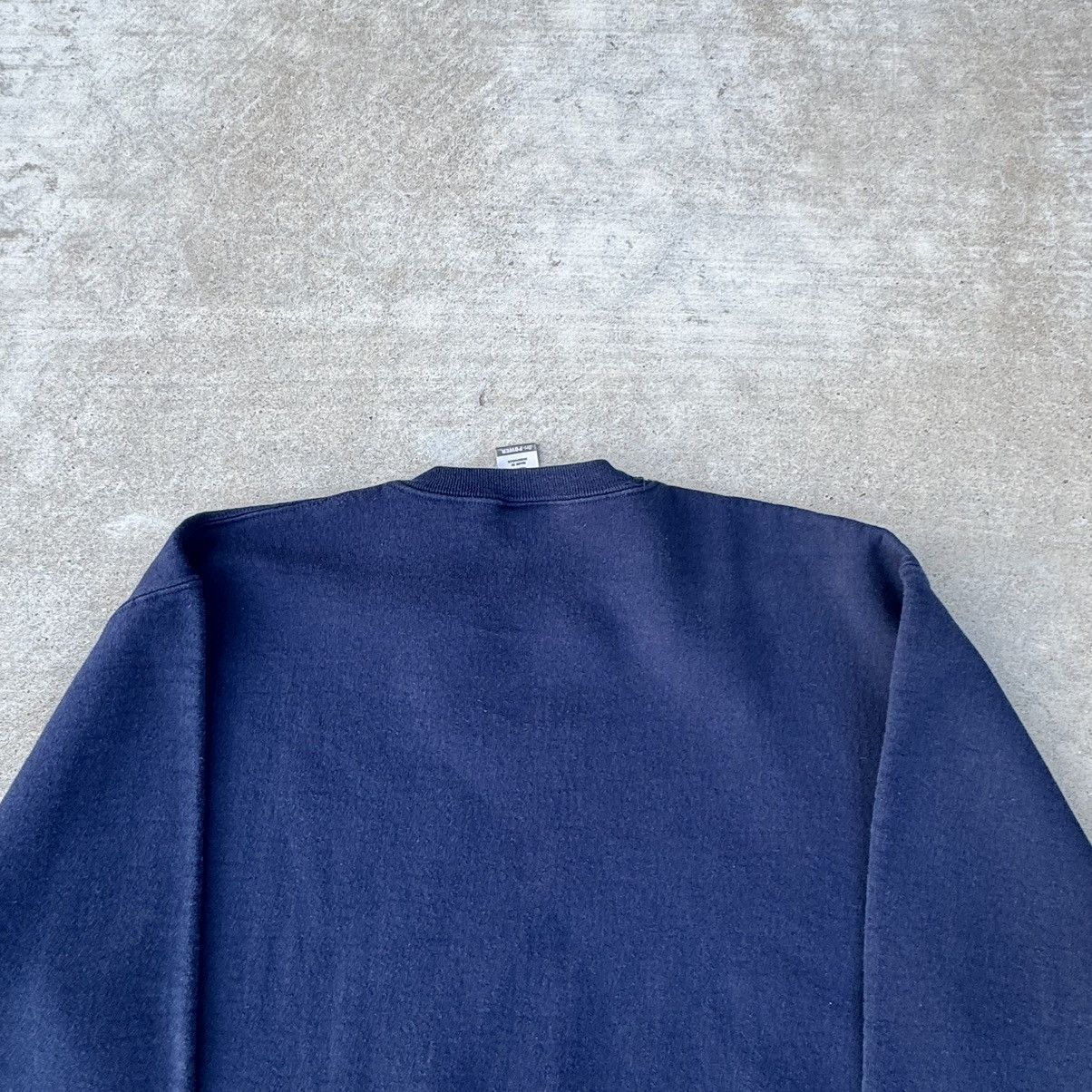Nike × Russell Athletic × Stussy Vintage 90s Blue Essential Russel Crewneck Boxy Medium Size US M / EU 48-50 / 2 - 8 Thumbnail