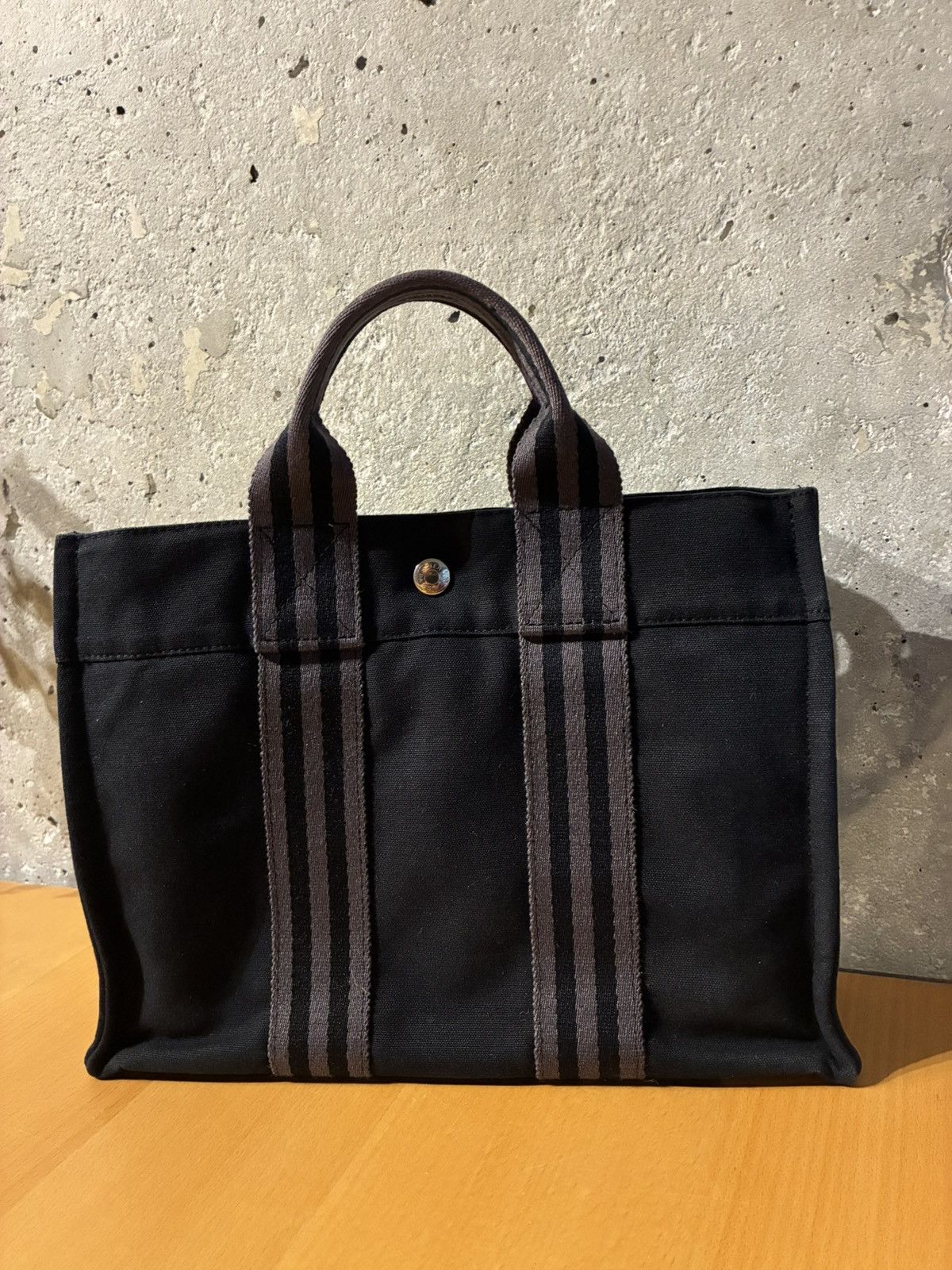 Hermes Hermes Fourre Tout Canvas Tote Bag Handbag Size ONE SIZE - 1 Thumbnail