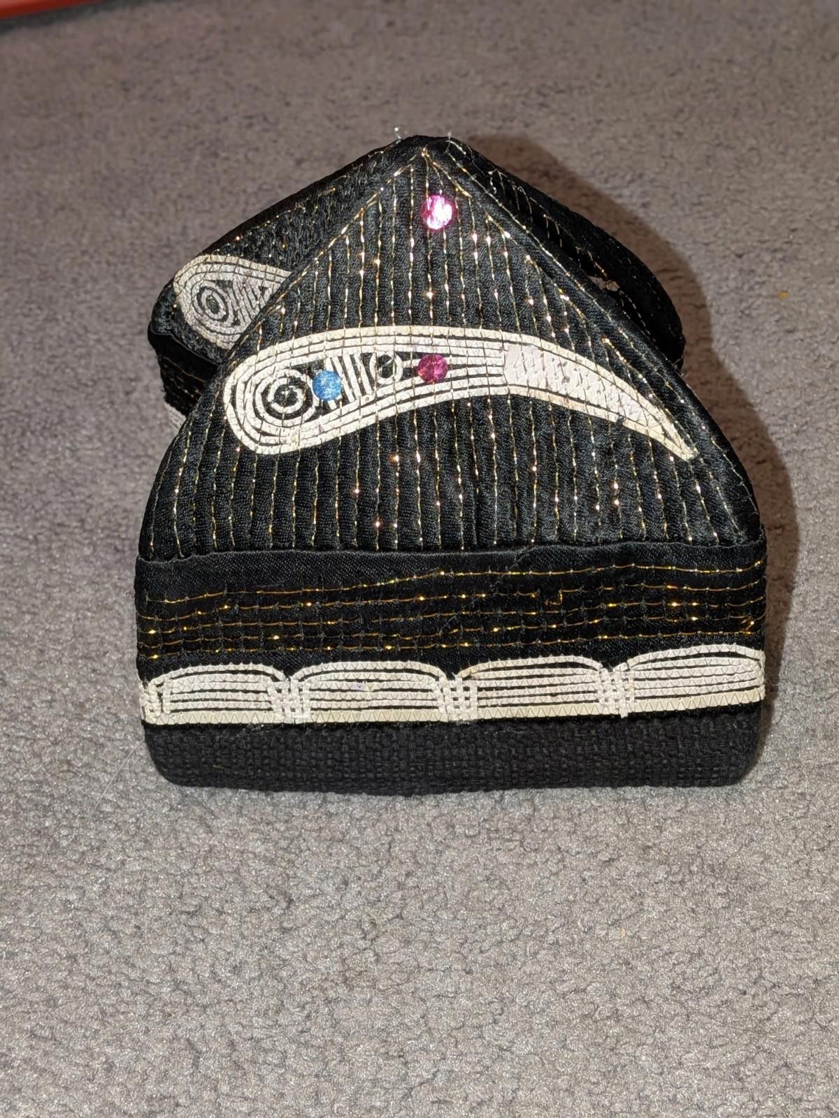 The Unbranded Brand VTG Uzbek Uzbekistan Tubeteika Hat Doppa Duppi Skullcap Size ONE SIZE - 2 Thumbnail