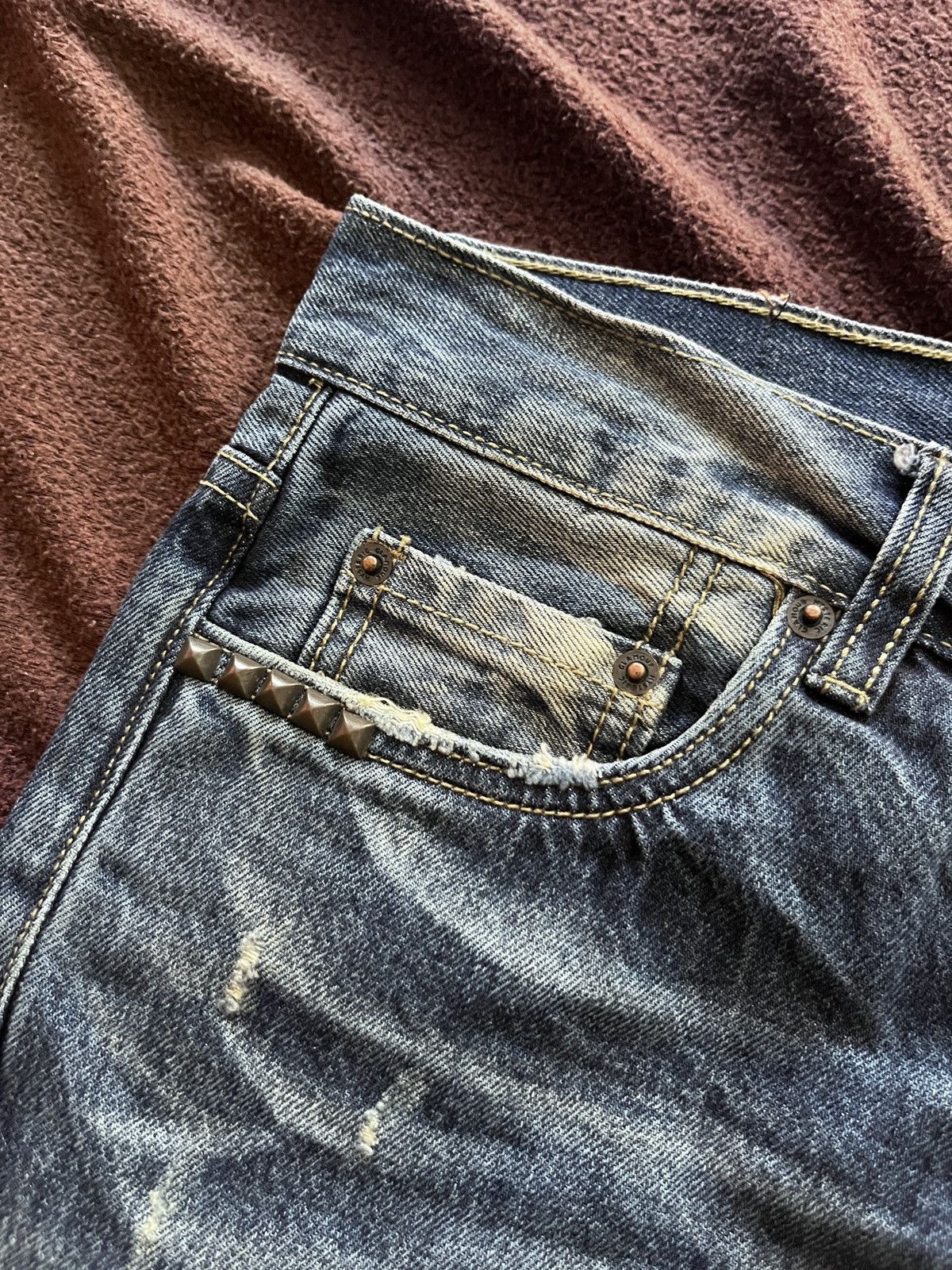 Hysteric Glamour Japanese Hysteric Glamour Distressed Jeans punk Size US 30 / EU 46 - 5 Thumbnail