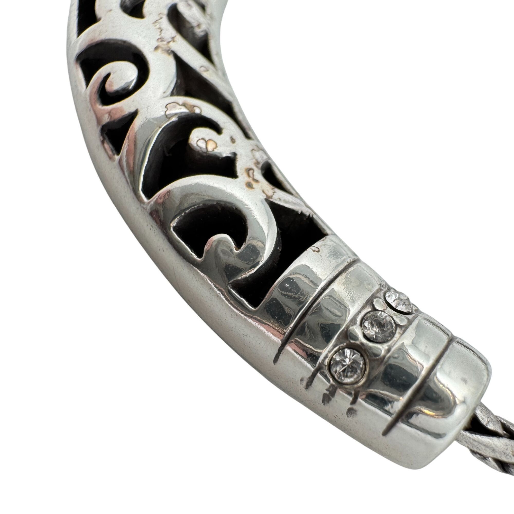 Brighton Brighton Aventura Silver-Tone Necklace Intricate Cut-Out Des Size ONE SIZE - 2 Thumbnail