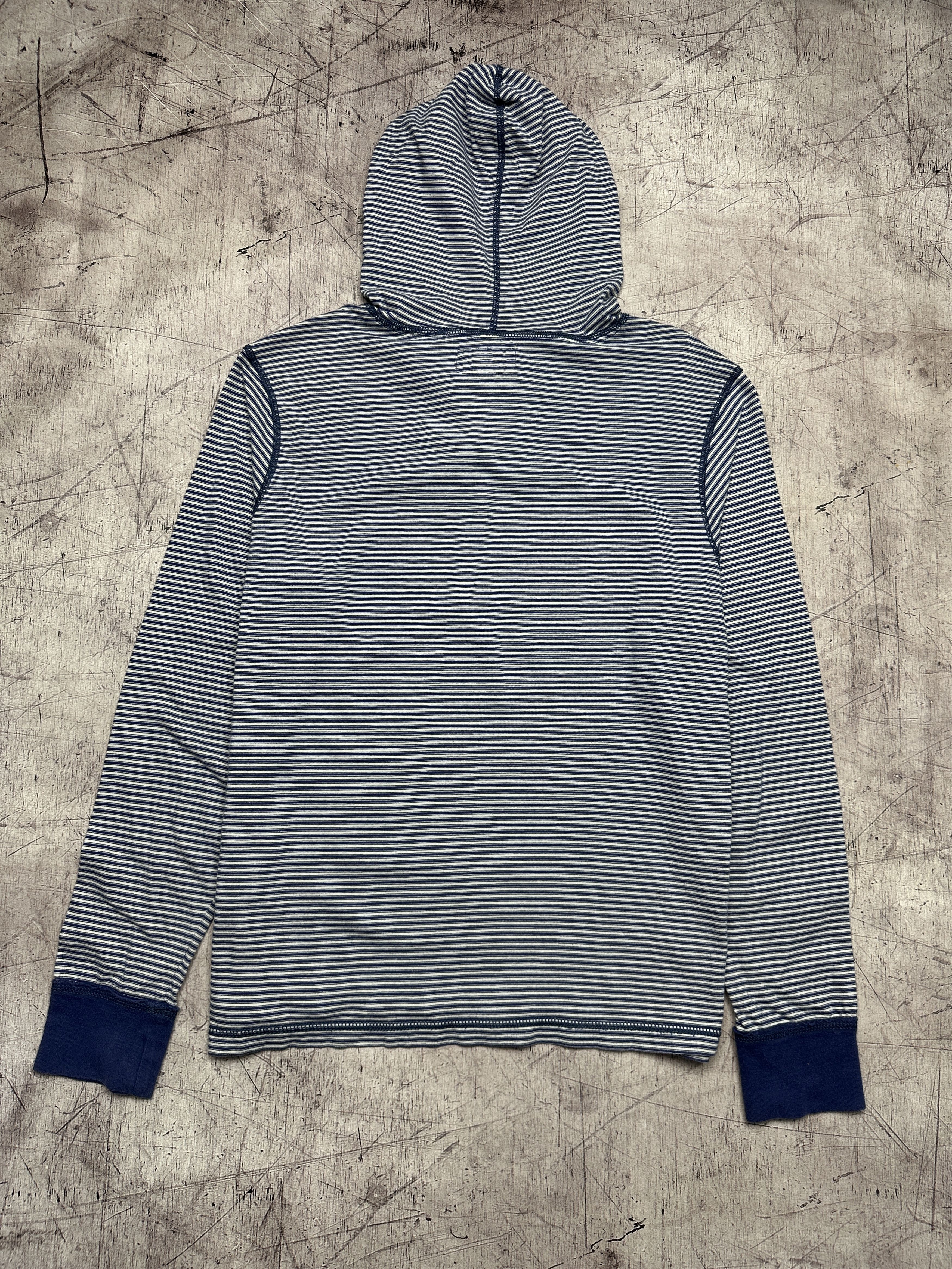 Polo Ralph Lauren Denim & Supply Ralph Lauren Vintage Mens Striped Hoodie Size US XL / EU 56 / 4 - 7 Thumbnail