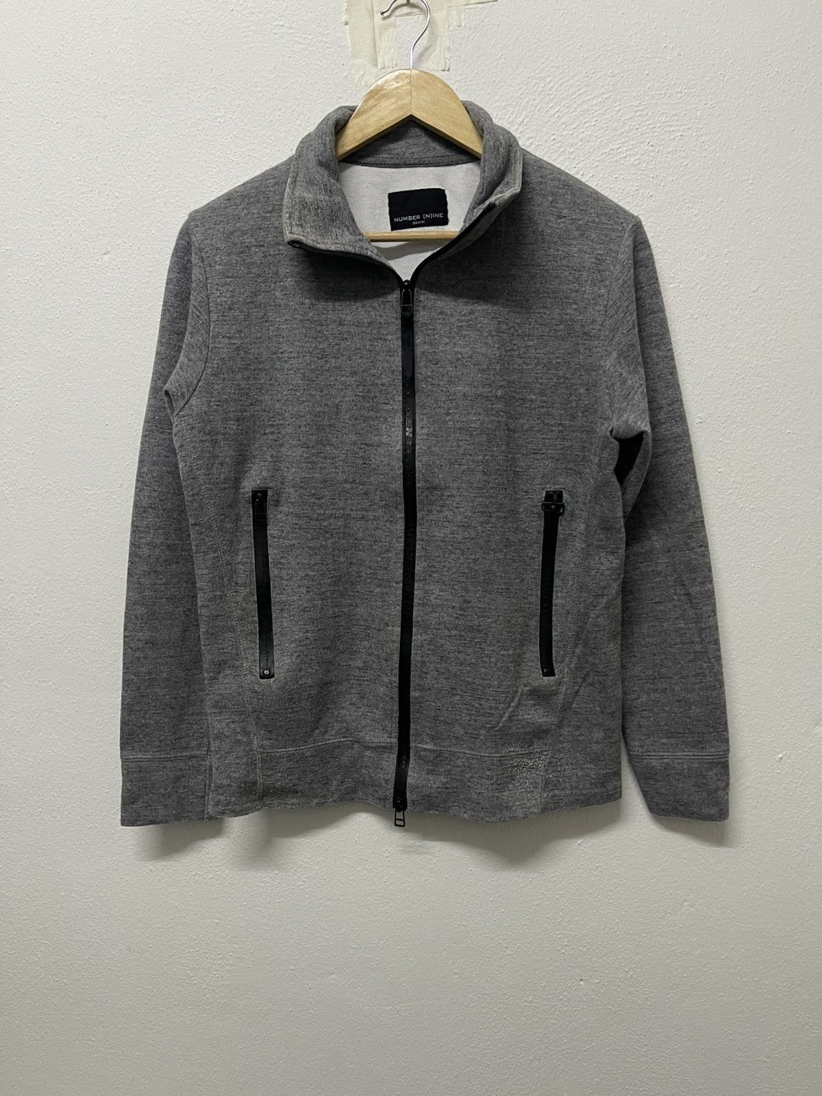 Number (N)ine 2000s NUMBER (N)INE ZIPPER PLAIN SWEATER Size US S / EU 44-46 / 1 - 1 Thumbnail