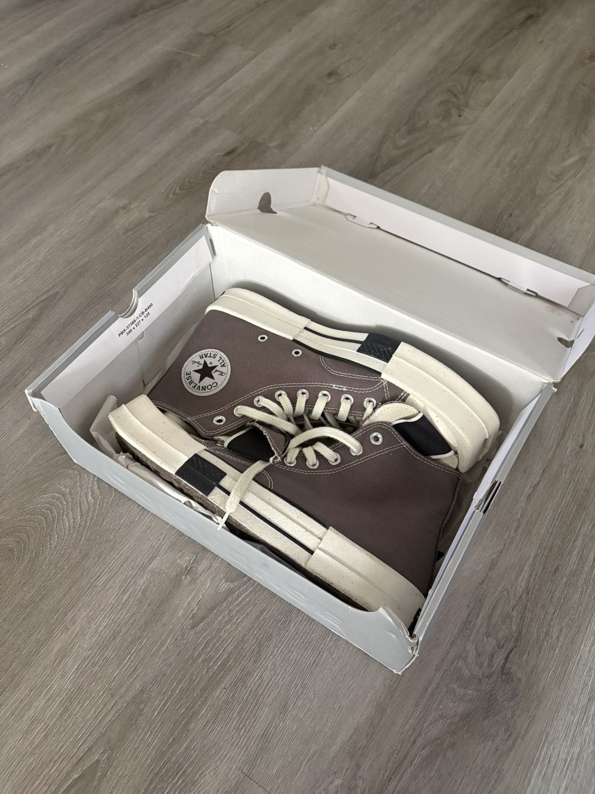 Converse × Rick Owens Drkshdw Converse X Rick Owens DRKSHDW Size US 8.5 / EU 41-42 - 3 Thumbnail