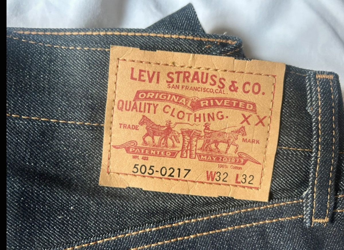 Levi's Vintage Clothing Levi’s Vintage Clothing 505 1967 LVC Selvedge Denim W32 Size US 32 / EU 48 - 2 Thumbnail