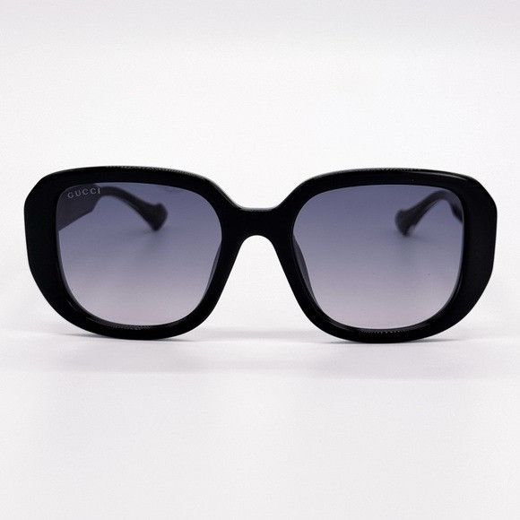 Gucci NEW GUCCI GG1557SK 001 SUNGLASSES SQUARE BLACK GREY GUCCI WO Size ONE SIZE - 6 Thumbnail
