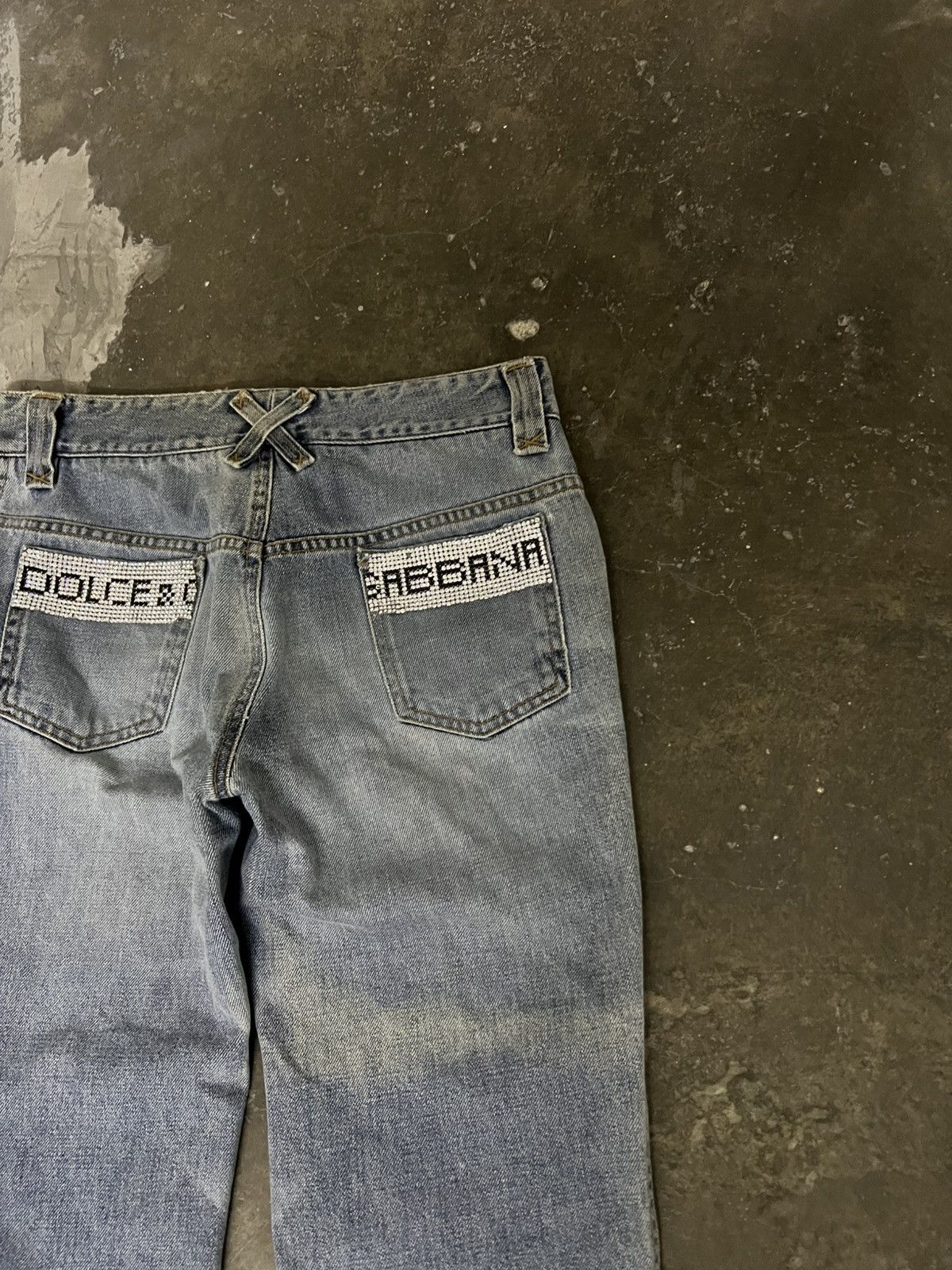 Dolce & Gabbana 💥Dolce & Gabbana Vintage Distress Y2K Jean Size 29" - 17 Thumbnail