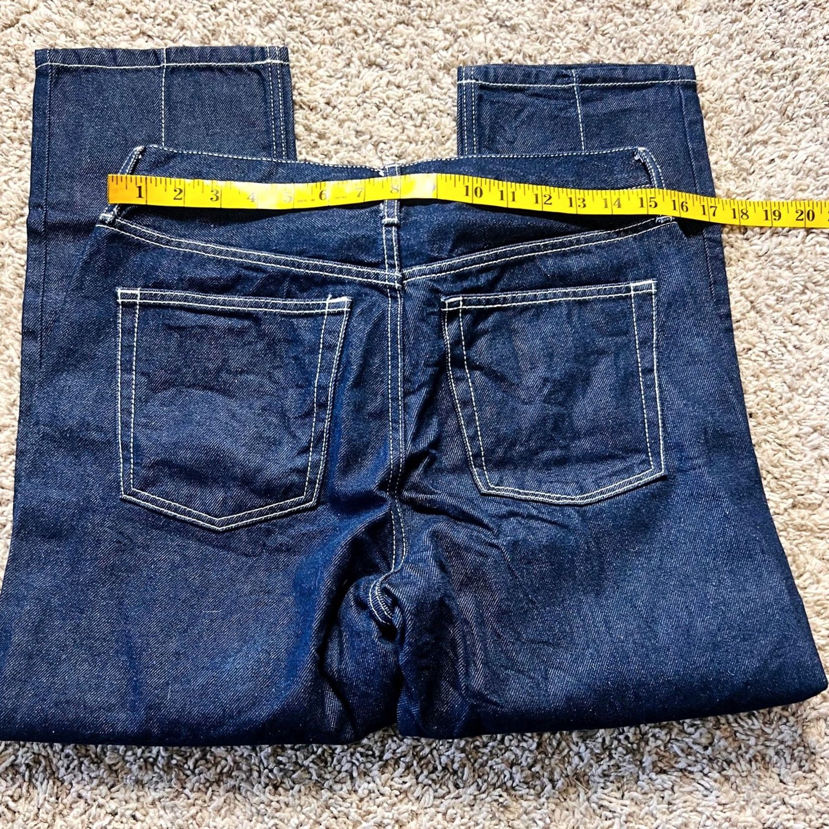 Topshop VINTAGE TopShop Darkwash Women’s Pleated Capri Denim Jeans 30 Jeans Women 30 Blue Capris Vintage Girls / Womens Size 30" / US 8 / IT 44 - 3 Thumbnail