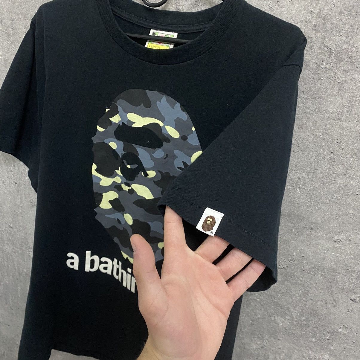 Bape A Bathing Ape Bape T-shirt Big Head Camo Mens Size US M / EU 48-50 / 2 - 6 Thumbnail