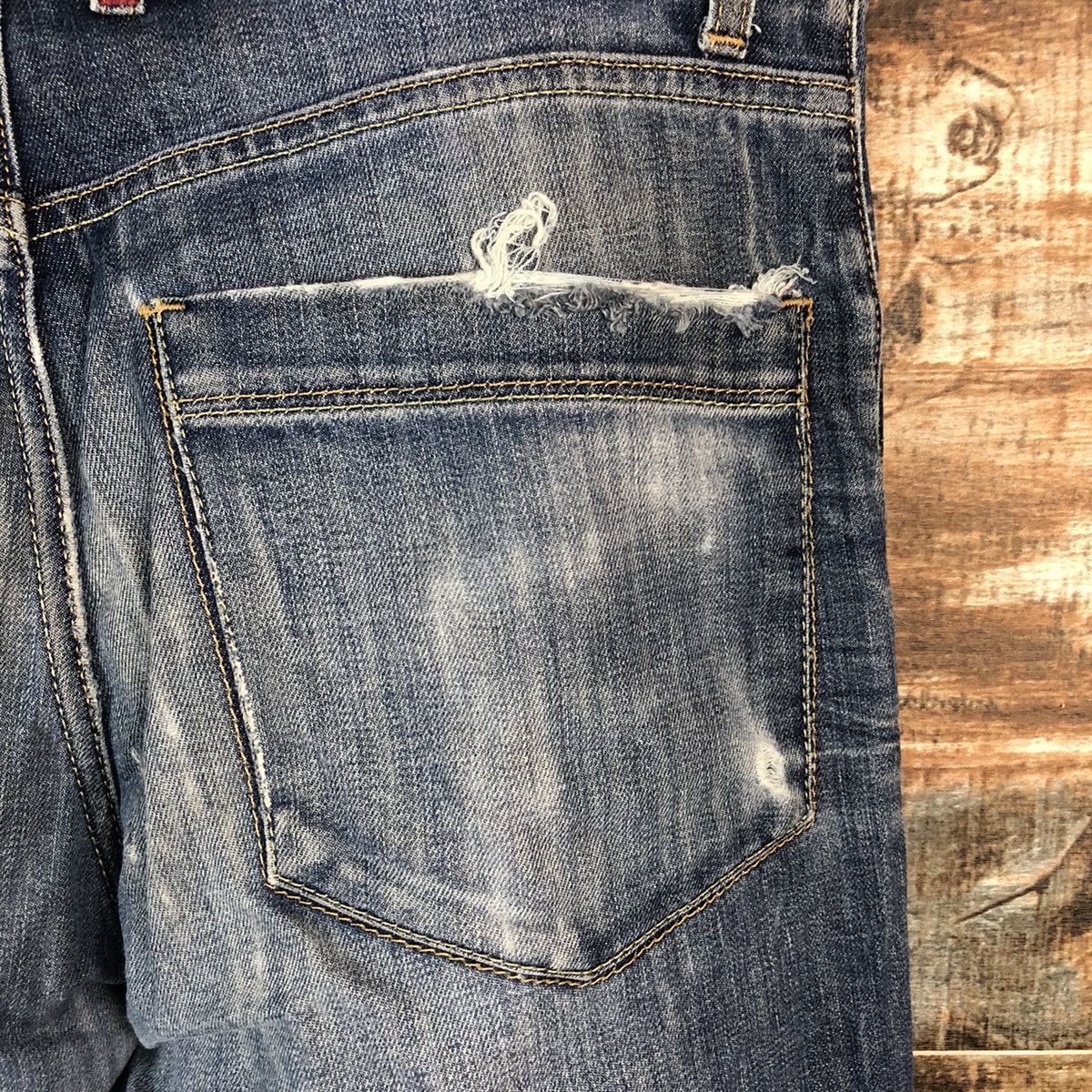 Tommy Hilfiger DL Tommy Hilfiger Blue faded Denim Pants #C149 Size US 32 / EU 48 - 16 Thumbnail