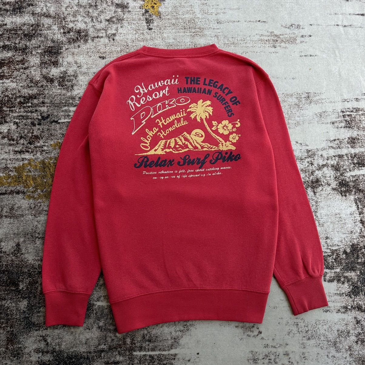 Japanese Brand PIKO HAWAII ALOHA HONOLULU SURF BIG LOGO SWEATSHIRT Size US M / EU 48-50 / 2 - 6 Thumbnail