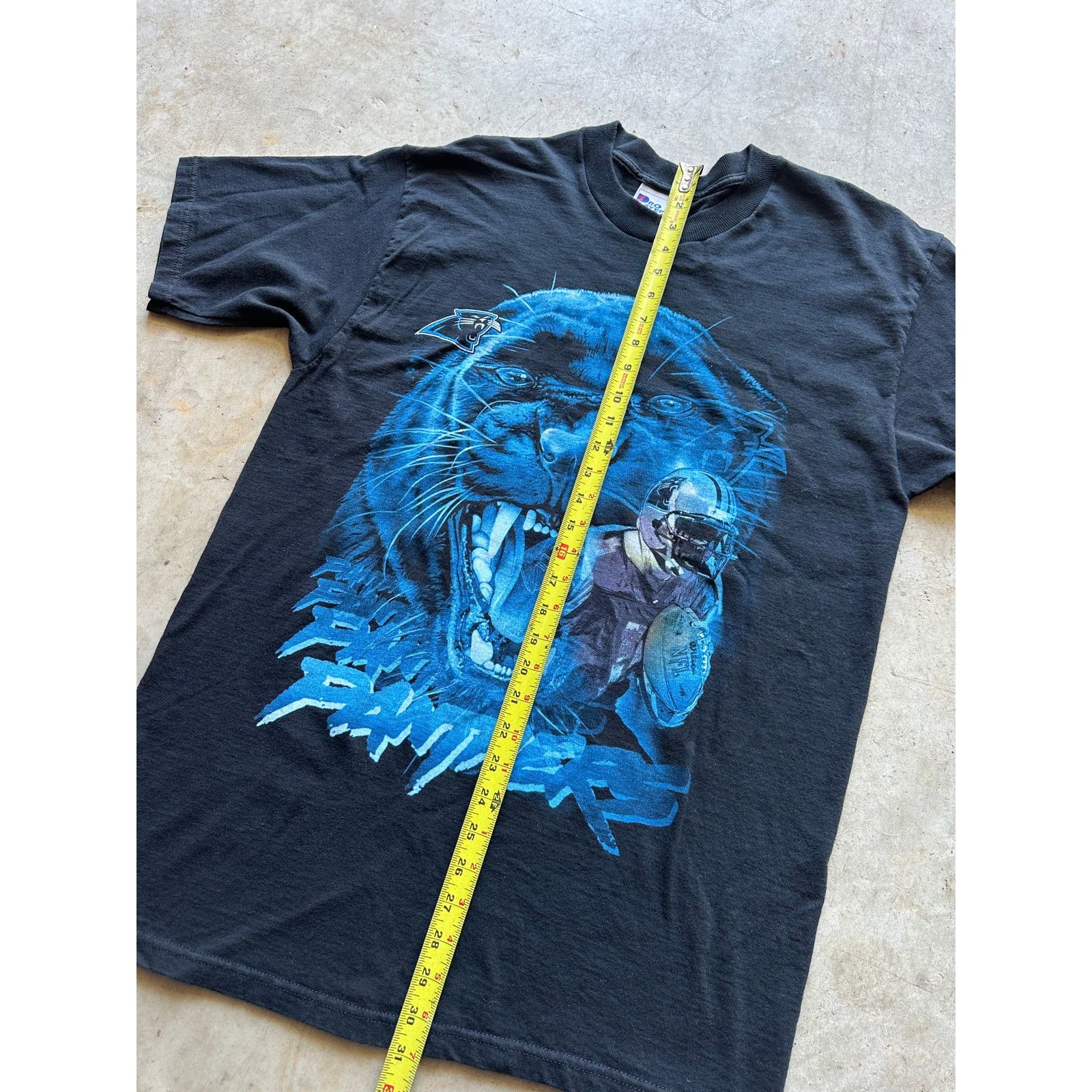 NFL × Pro Player × Vintage Vintage Carolina Panthers Pro Player 1990s Graphic T-Shirt Size US L / EU 52-54 / 3 - 6 Thumbnail