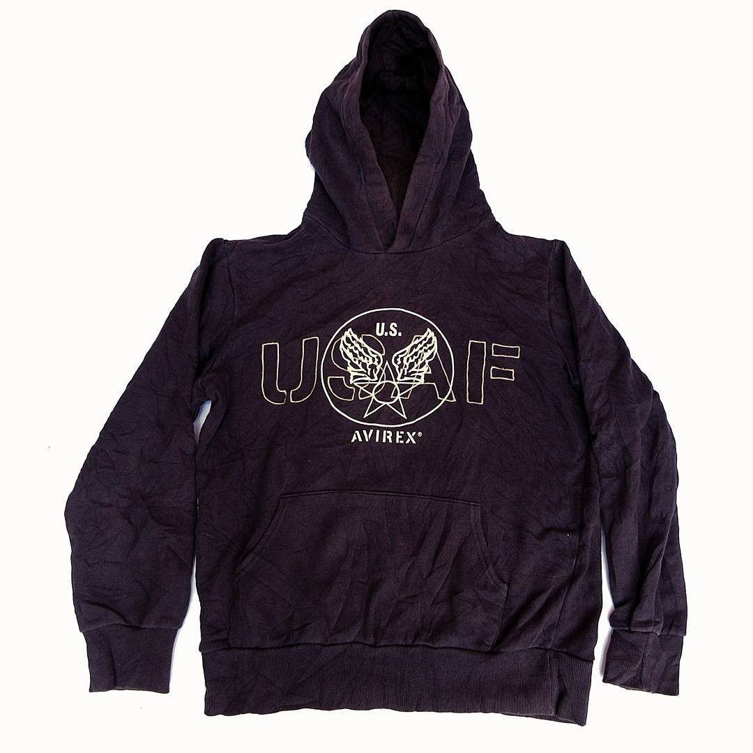 Avirex AVIREX USAF HOODIE BLACK SIZE LARGE jacket Size US L / EU 52-54 / 3 - 1 Preview