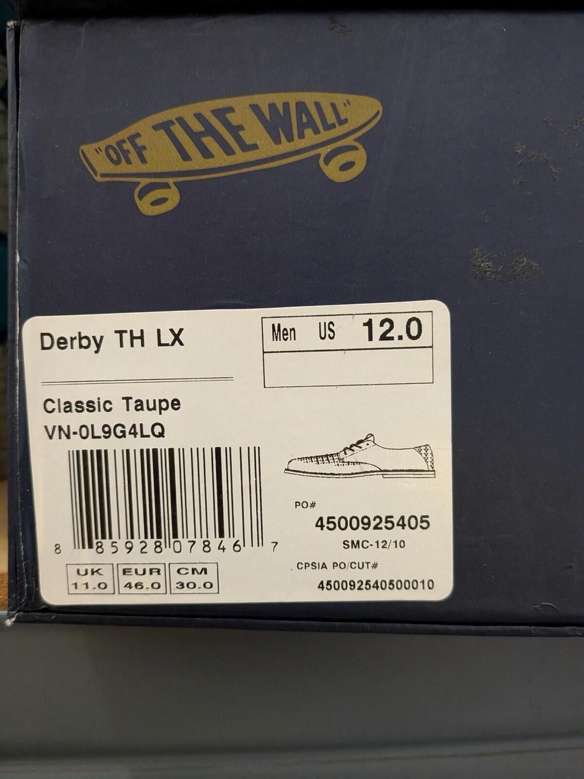 Vans VANS DERBY TH LX Taka Hayashi Classic Taupe VN-0L9G4LQ US12 Size US 12 / EU 45 - 7 Thumbnail