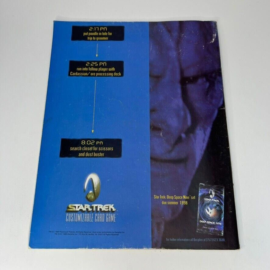 Designer SCRYE Magazine #5.3 August 1998 Star Trek CCG MTG Exodus Size ONE SIZE - 4 Thumbnail