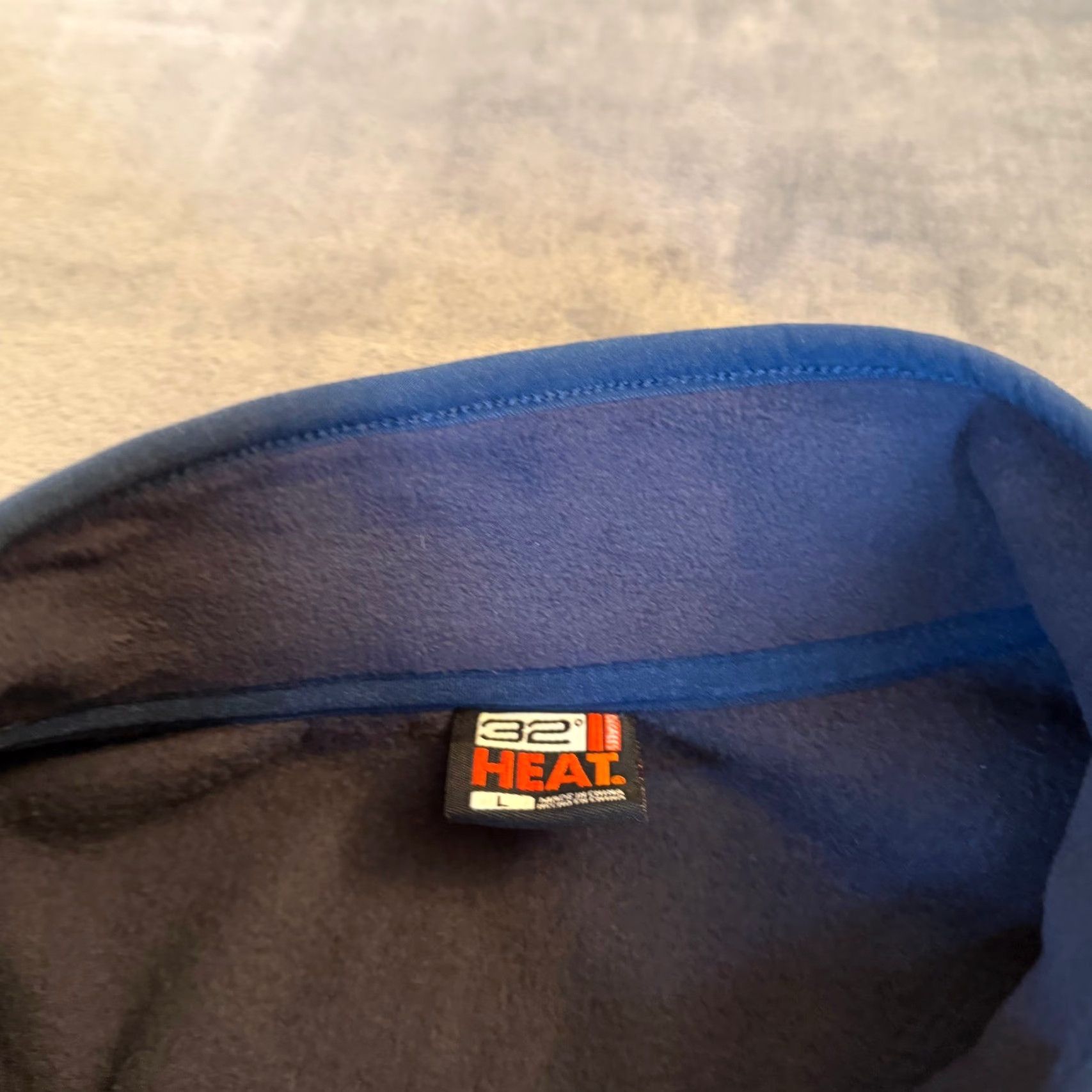 Vintage 32 Degrees Heat Fleece Sweatshirt Pullover Snap Neck Mens L Blue NWT Size US L / EU 52-54 / 3 - 4 Thumbnail