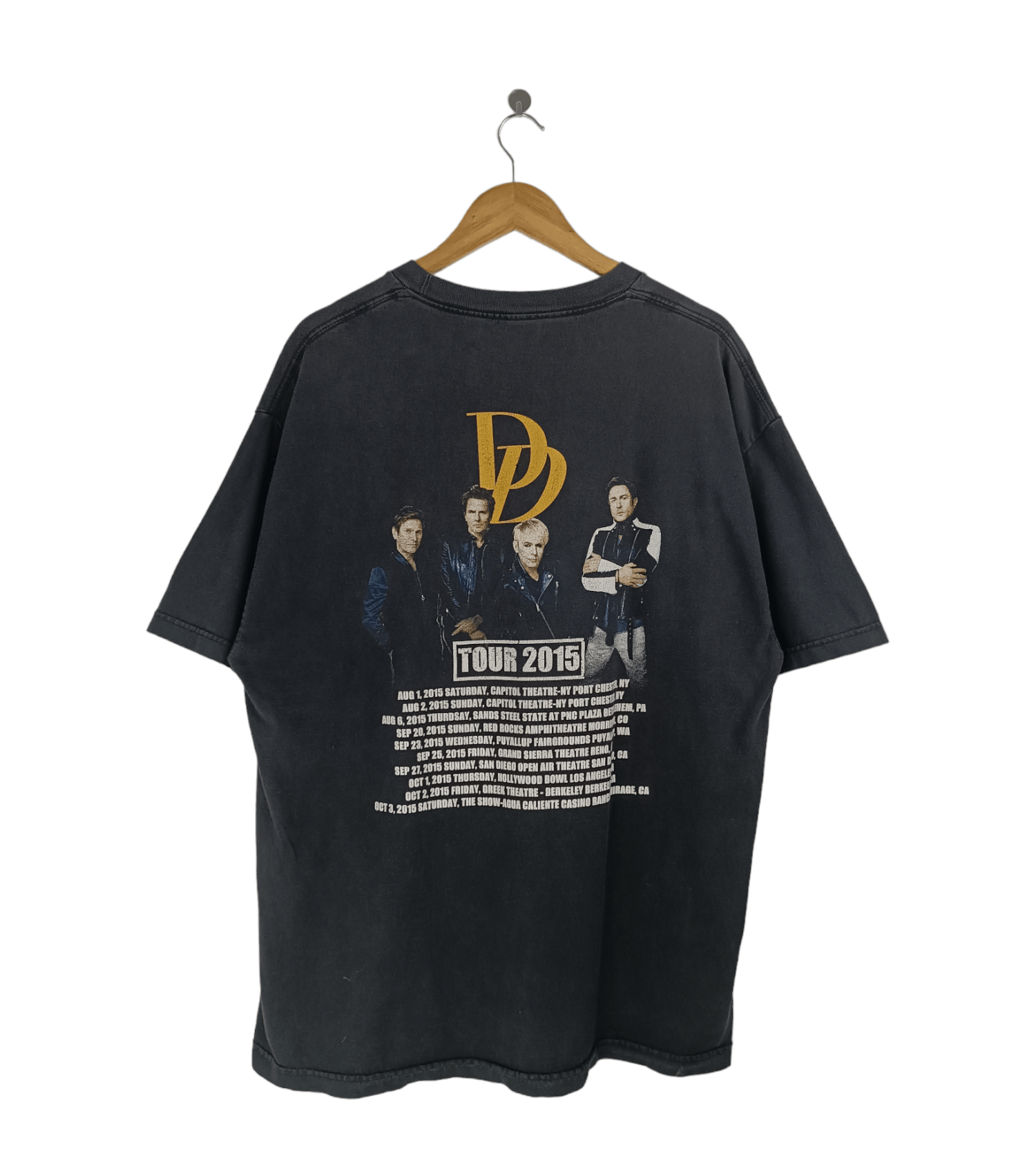 Band Tees THRASHED FADED VINTAGE 2015 DURAN DURAN TOUR DEPECHE CURE U2 Size US L / EU 52-54 / 3 - 2 Thumbnail