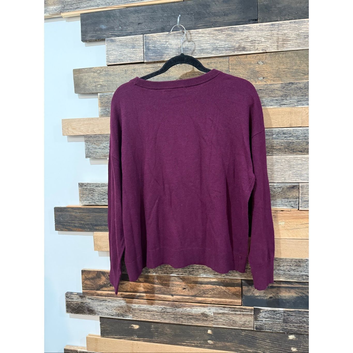 Loft Loft NWT Wine and Cheese Pullover Sweater size Large Size L / US 10 / IT 46 - 2 Thumbnail