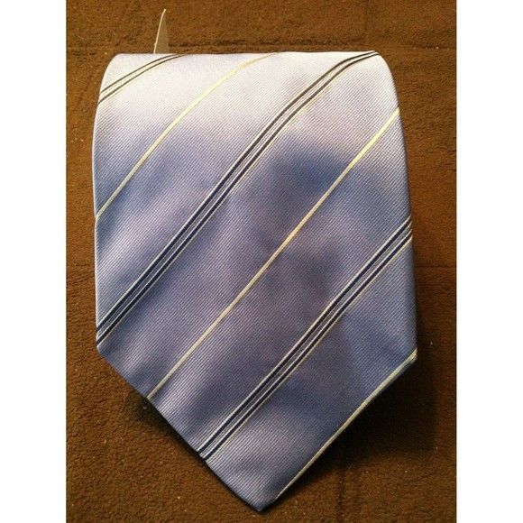 Banana Republic BANANA REPUBLIC MENS NEW BLUE 100%SILK TIE WIDTH:3 3/4" Size ONE SIZE - 1 Thumbnail