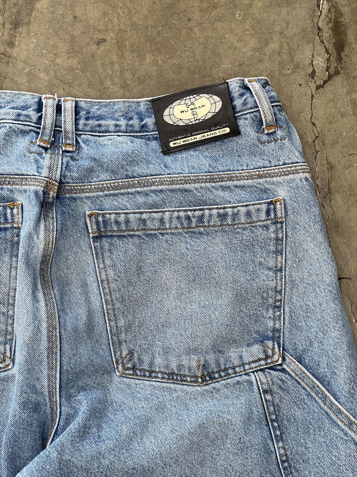 Vintage × Wu-Tang Clan Vintage Wu Tang Wu Wear Carpenter Work Jeans 36 x 32 Size US 36 / EU 52 - 6 Thumbnail