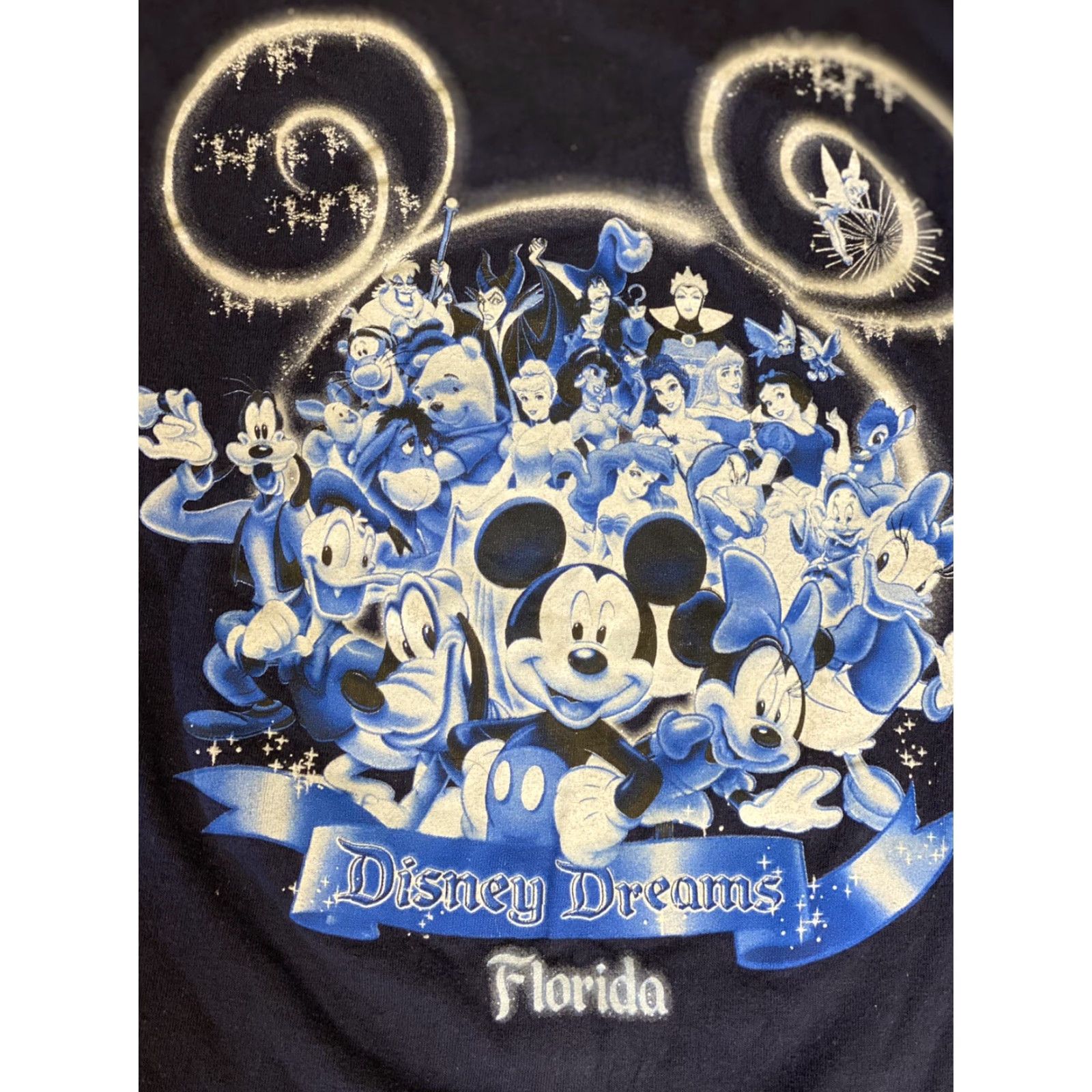 Disney Disney Dreams Adult Mens T-Shirt Short Sleeve Blue Mickey Florida S Shirt Mens Small Disney Graphic Tee Size US S / EU 44-46 / 1 - 5 Thumbnail