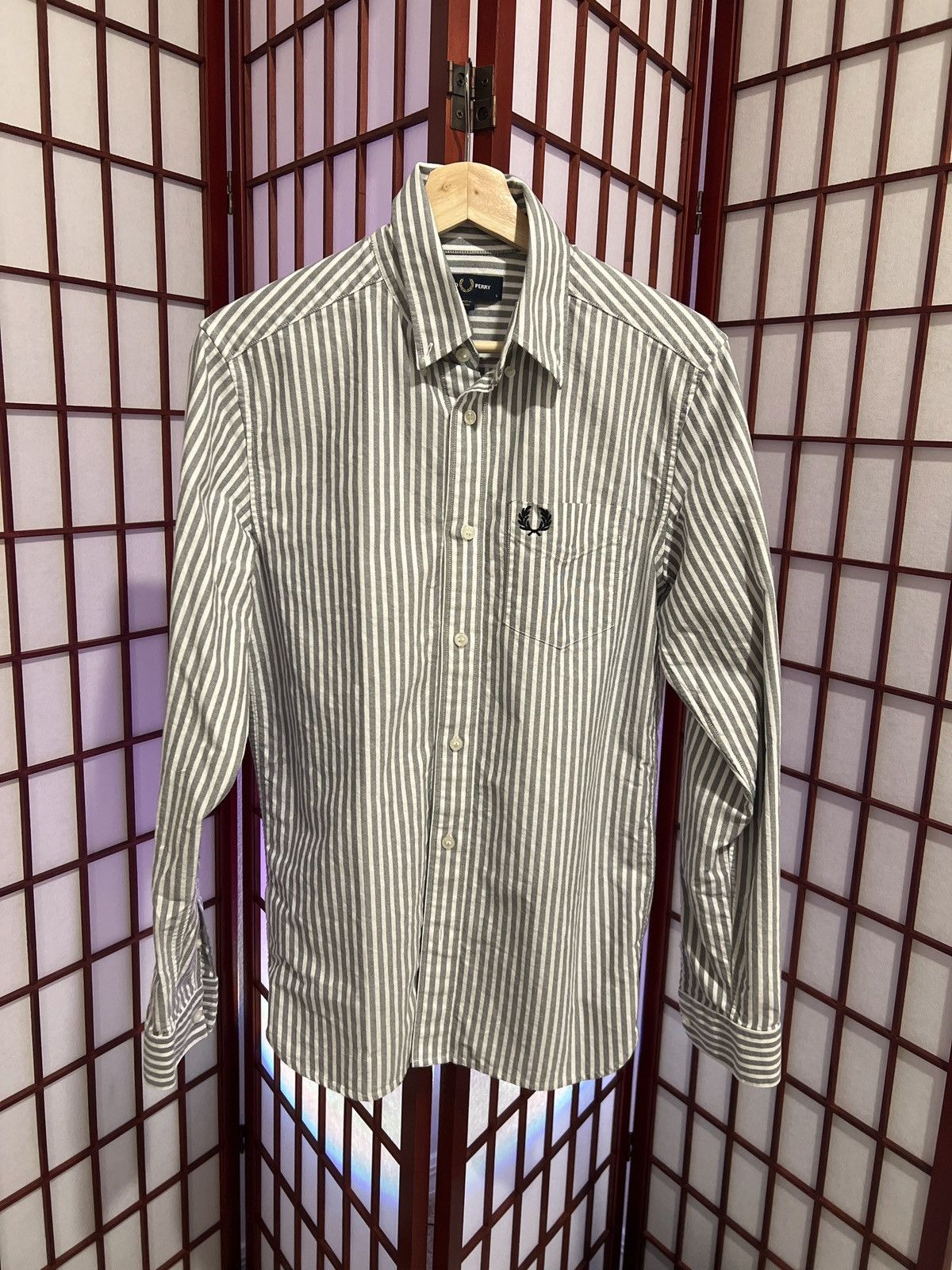 Fred Perry FRED PERRY STRIPE OXFORD SHIRT size small Size US S / EU 44-46 / 1 - 1 Thumbnail