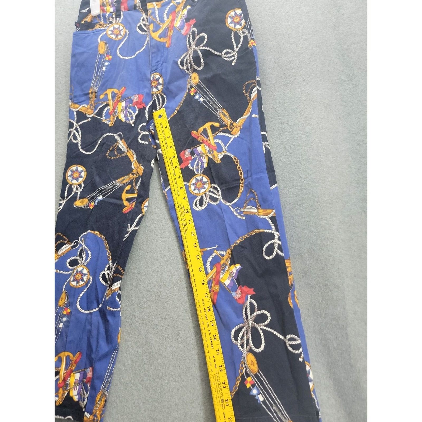 Ralph Lauren Lauren Ralph Lauren Pants Womens 12 Anchor Yacht Boating Sailor Printed Size Size 34" / US 12 / IT 48 - 8 Thumbnail
