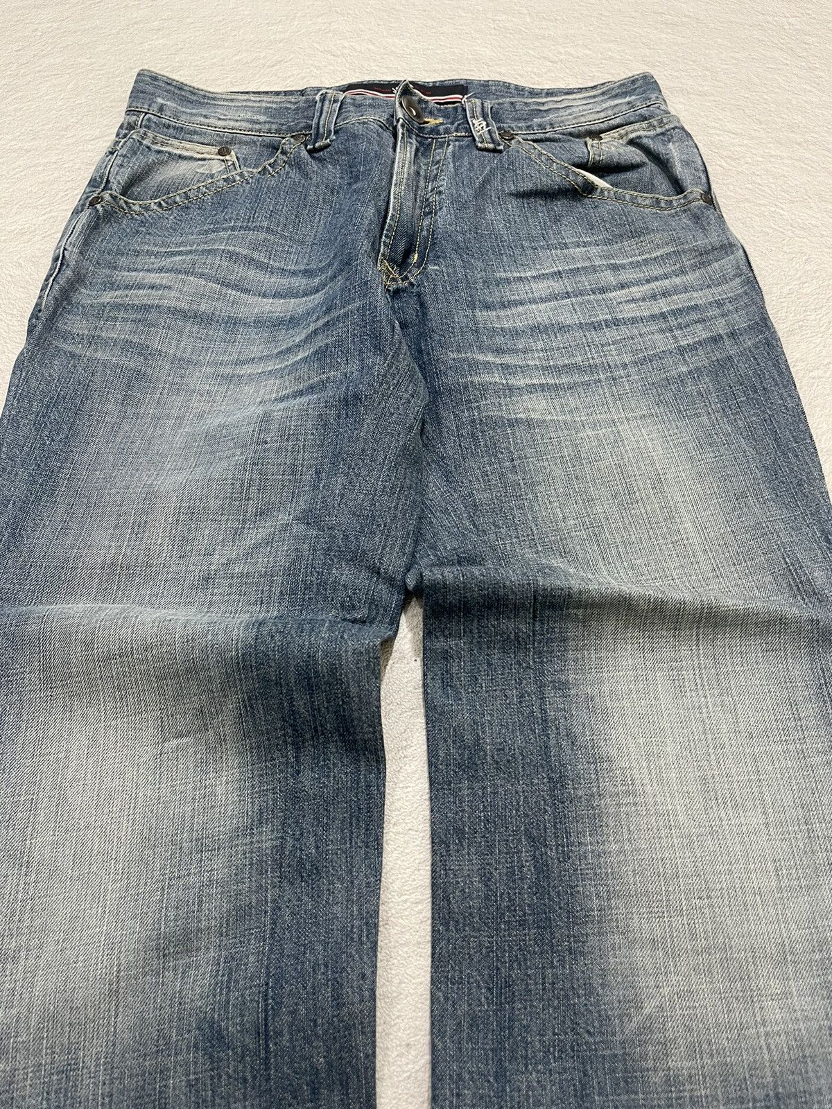 If Six Was Nine × Japanese Brand × Le Grande Bleu (L.G.B.) 2000s Majah Flavah bordir eagle y2k Style Size US 31 - 3 Thumbnail