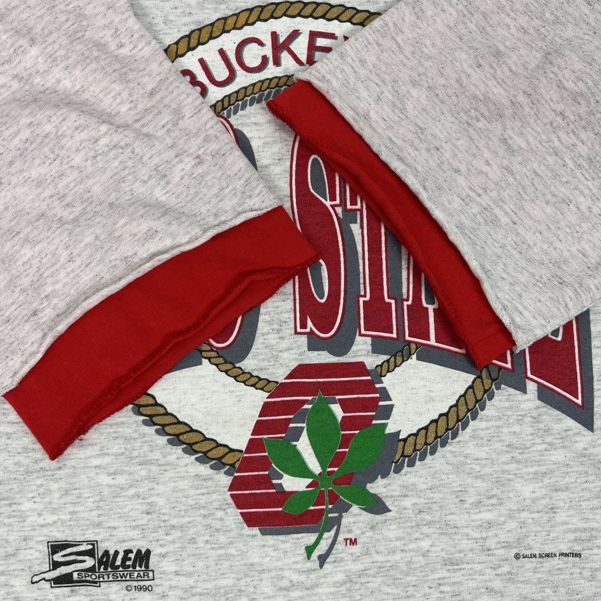 NFL × Vintage 90s Vintage Buckeyes Ohio State University Tee Size US L / EU 52-54 / 3 - 4 Thumbnail