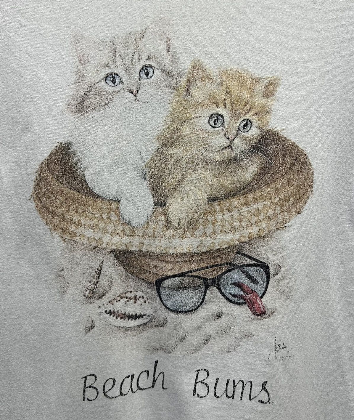 Lee × Vintage VINTAGE LEE BEACH BUMS MADE IN USA TEE SHIRT Size US M / EU 48-50 / 2 - 3 Thumbnail