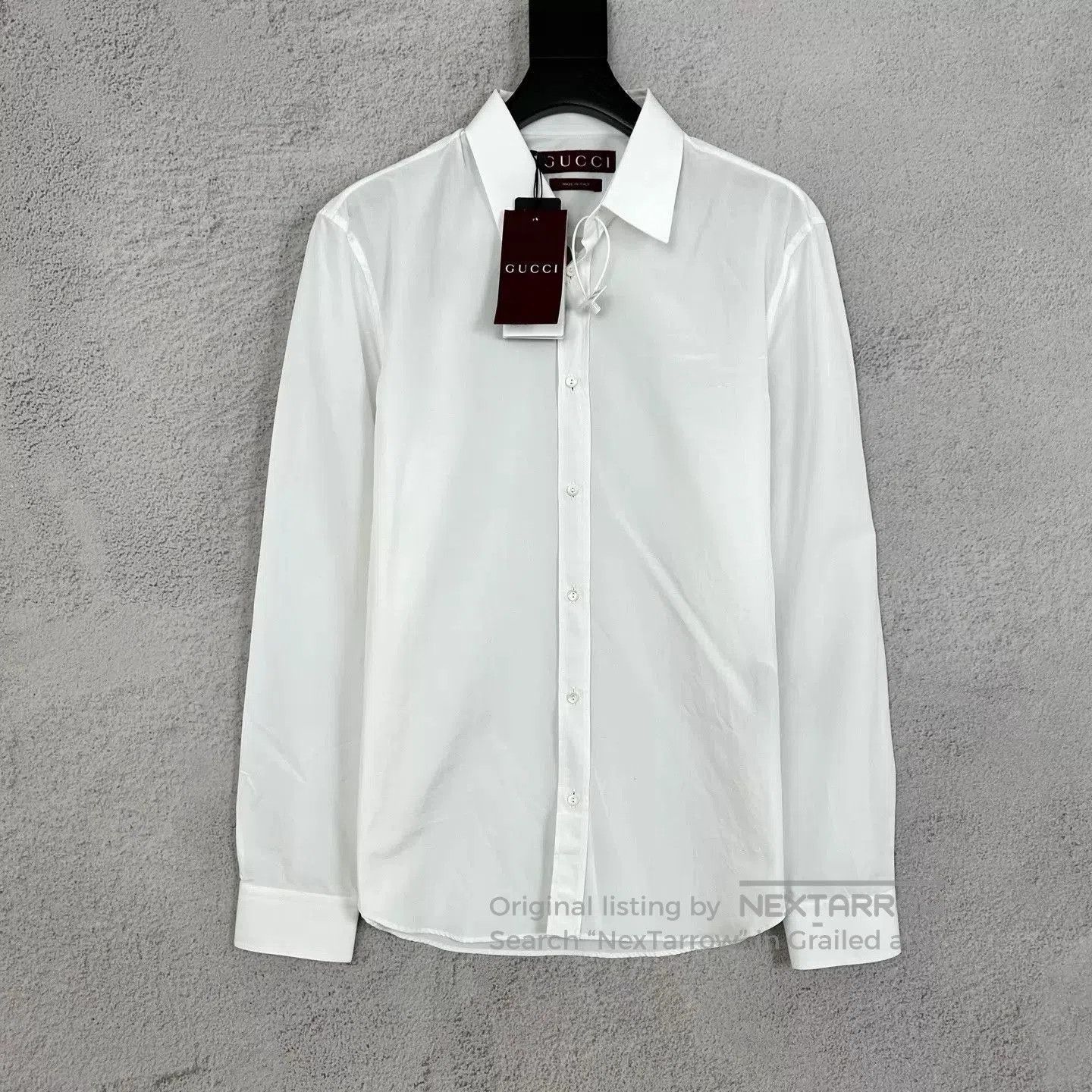 Gucci White Long Sleeve Button. Size US M / EU 48-50 / 2 - 1 Thumbnail