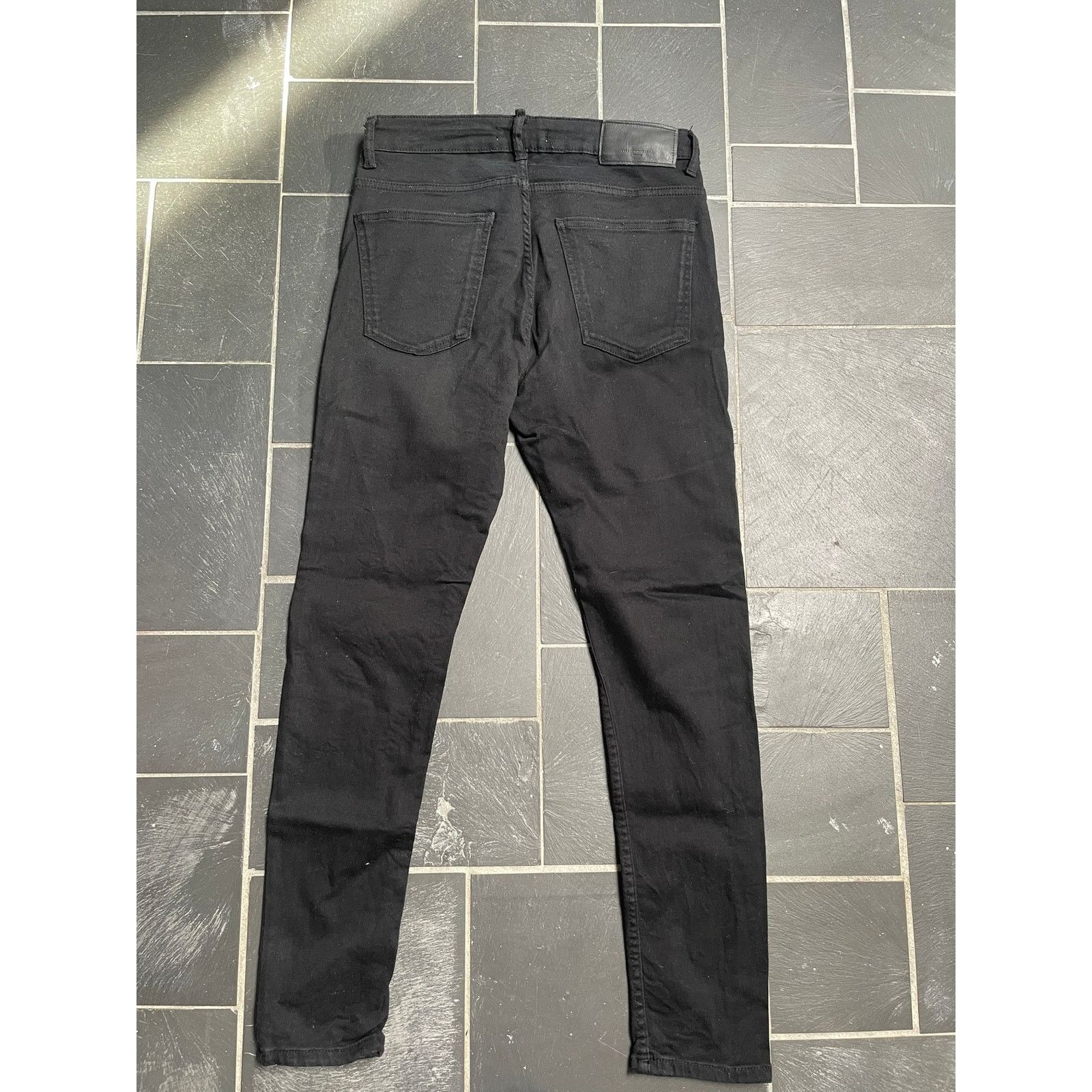 Zara Jet Black Skinny Jeans Size 31 ZARA Size US 31 - 4 Thumbnail