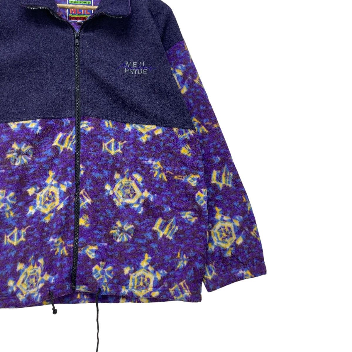 Japanese Brand 💥Japanese Brand Neil Pryde Art Full Print Fleece Jacket Size US M / EU 48-50 / 2 - 5 Thumbnail