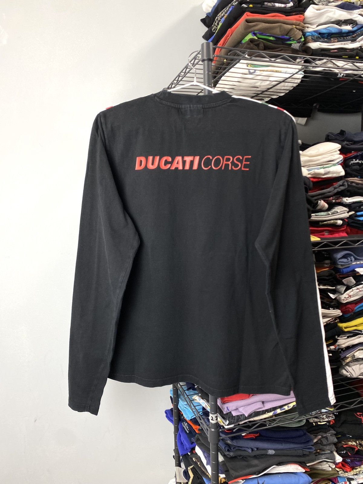 Ducati Vintage 90’s Ducati Corse Racing Longsleeve Suzuki Honda Size US M / EU 48-50 / 2 - 2 Thumbnail